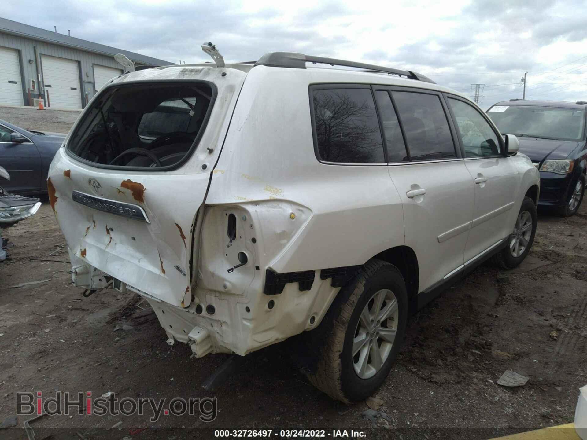 2012 TOYOTA HIGHLANDER - VIN: 5TDBK3EH2CS155914 - Фото 4
