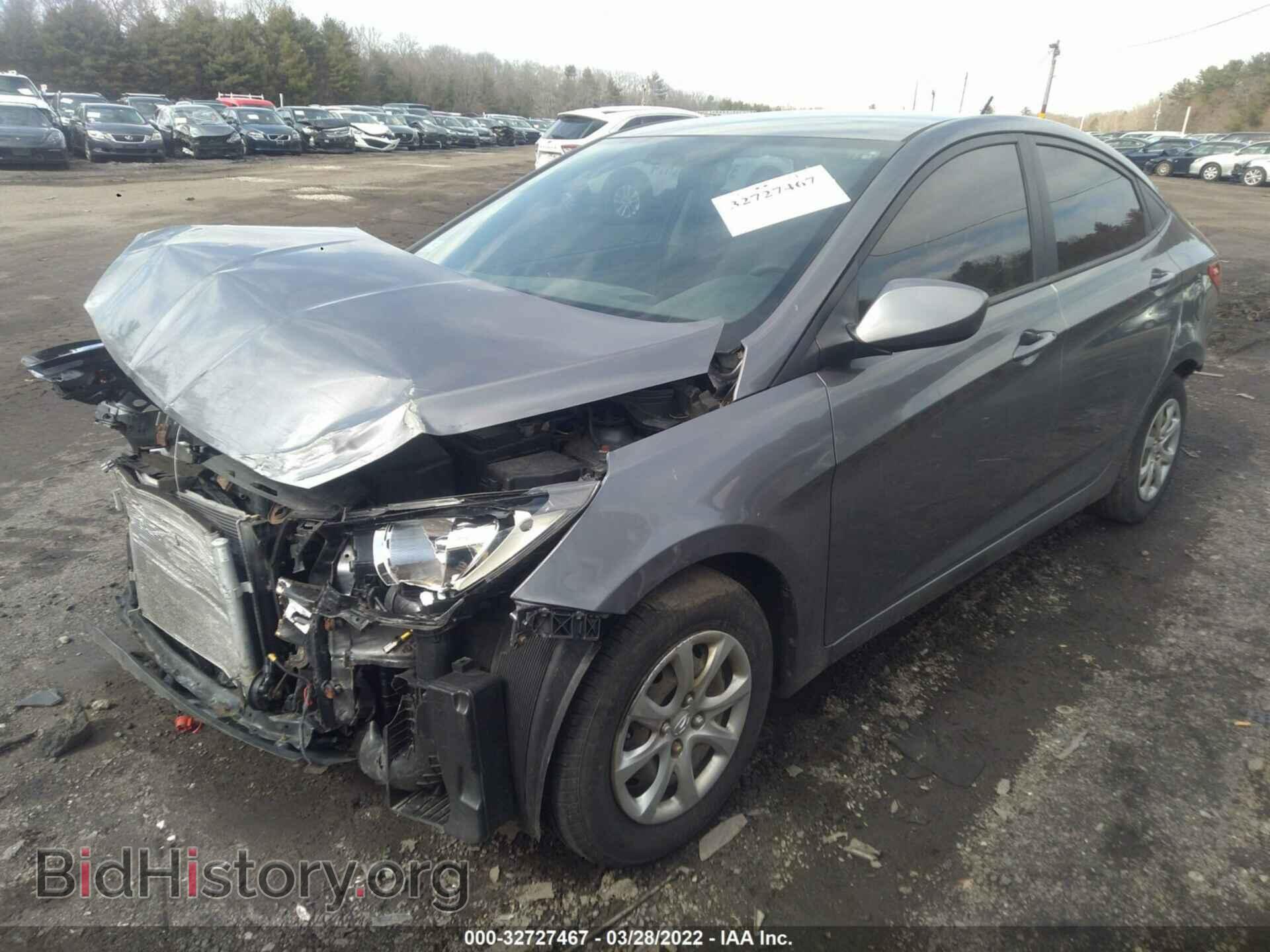 2014 HYUNDAI ACCENT - VIN: KMHCT4AE3EU758562 - Фото 2