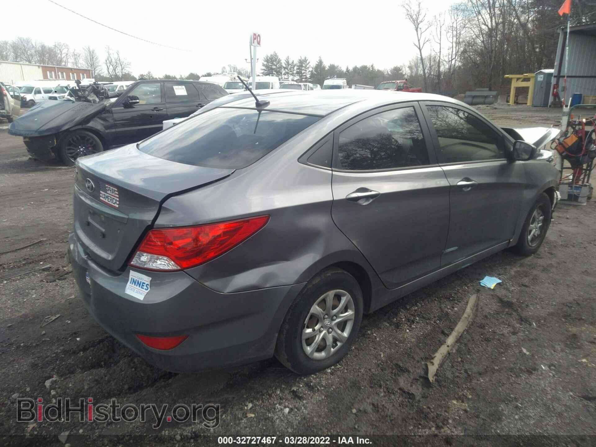 2014 HYUNDAI ACCENT - VIN: KMHCT4AE3EU758562 - Фото 4