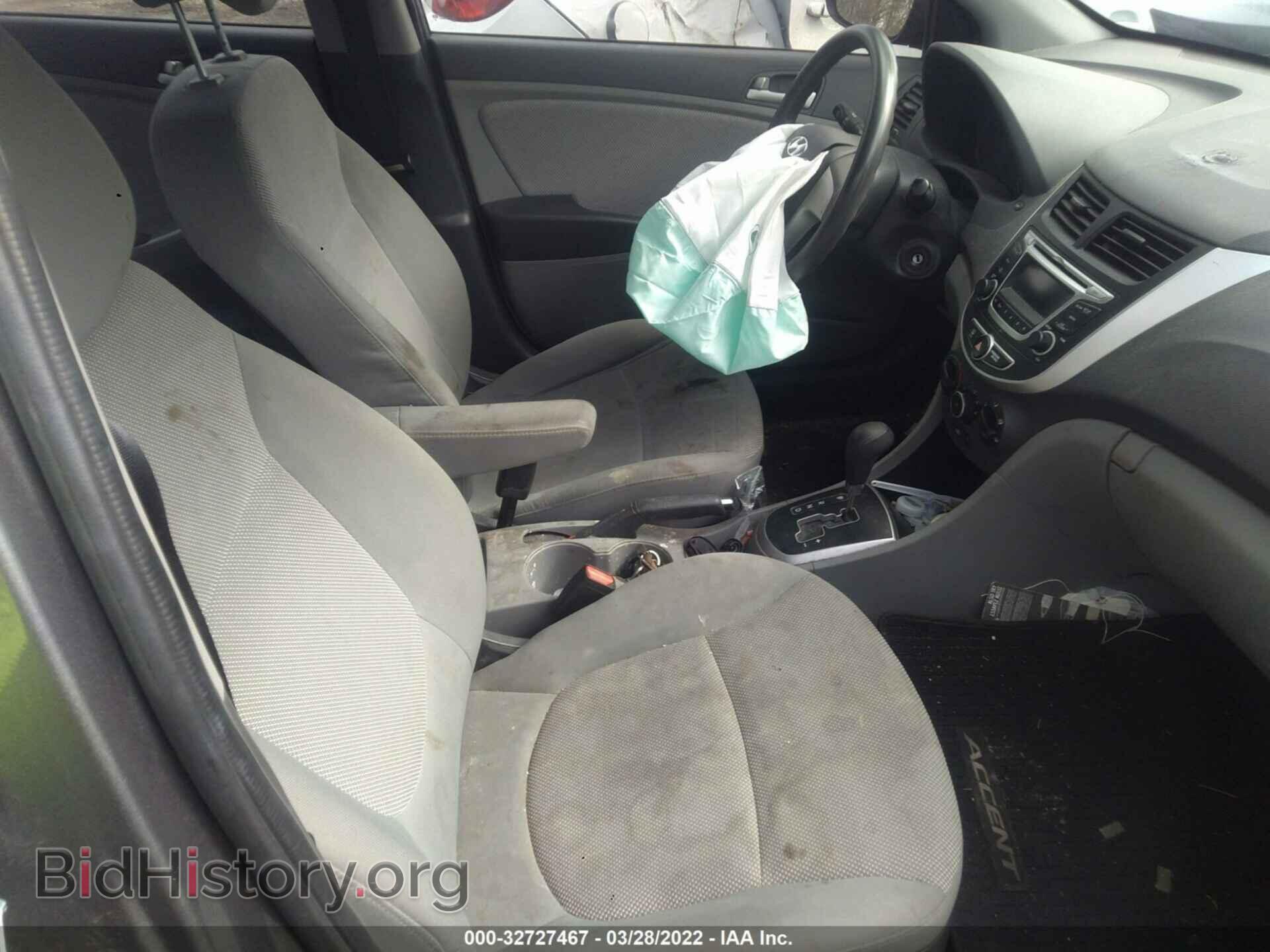 2014 HYUNDAI ACCENT - VIN: KMHCT4AE3EU758562 - Фото 5