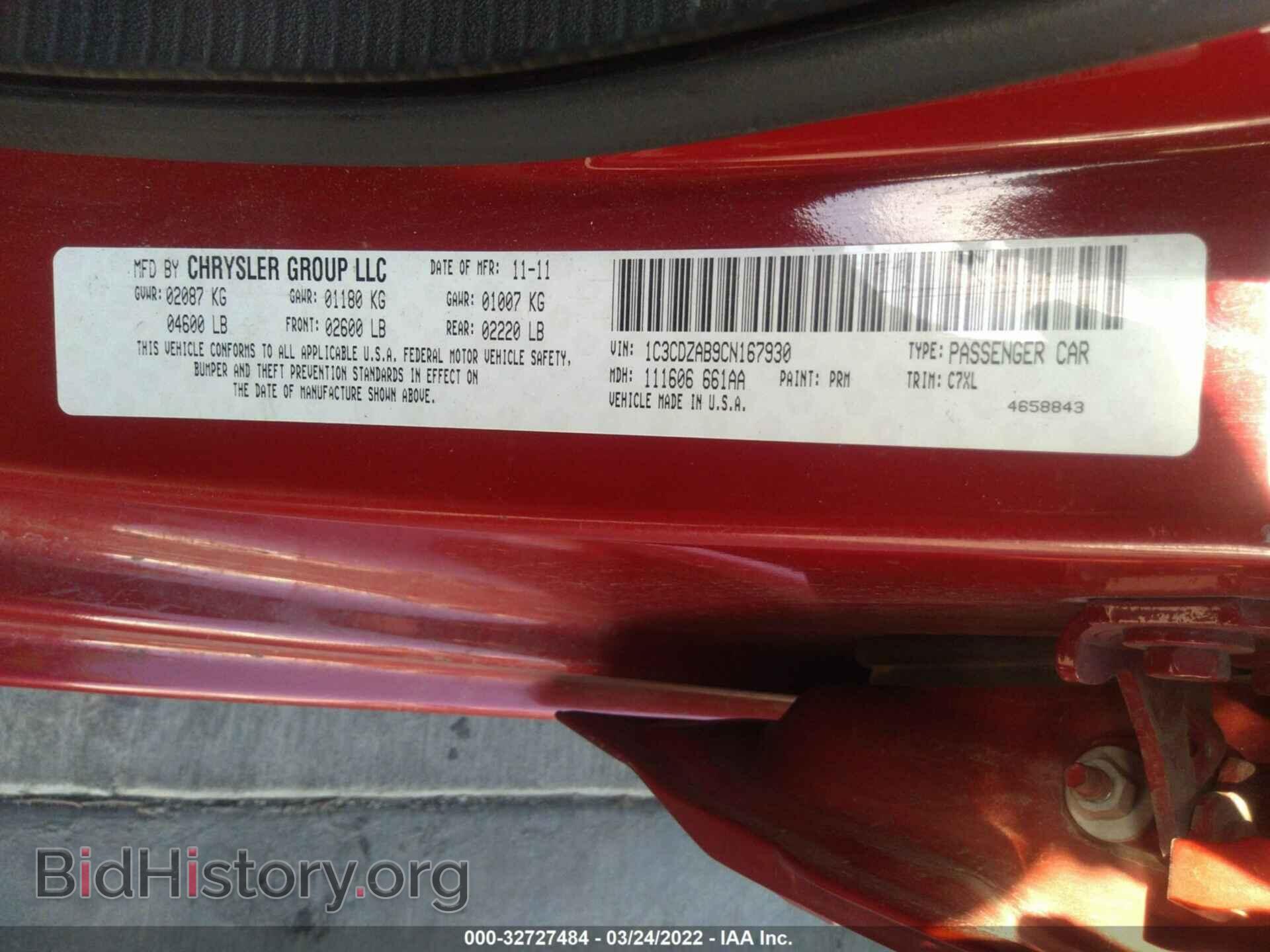 2012 DODGE AVENGER - VIN: 1C3CDZAB9CN167930 - Photo 9