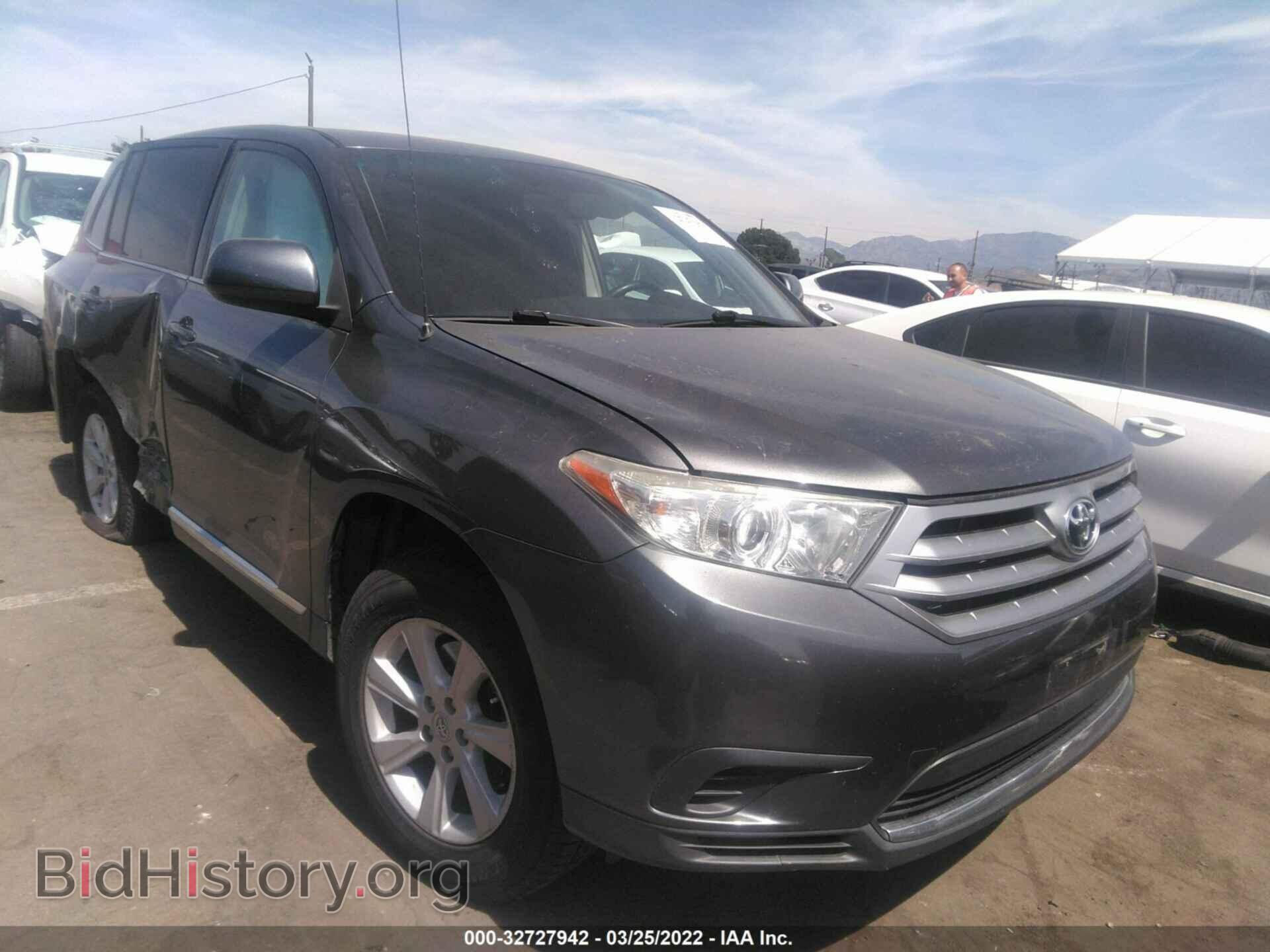 Фотография 5TDZA3EH2CS018988 - TOYOTA HIGHLANDER 2012
