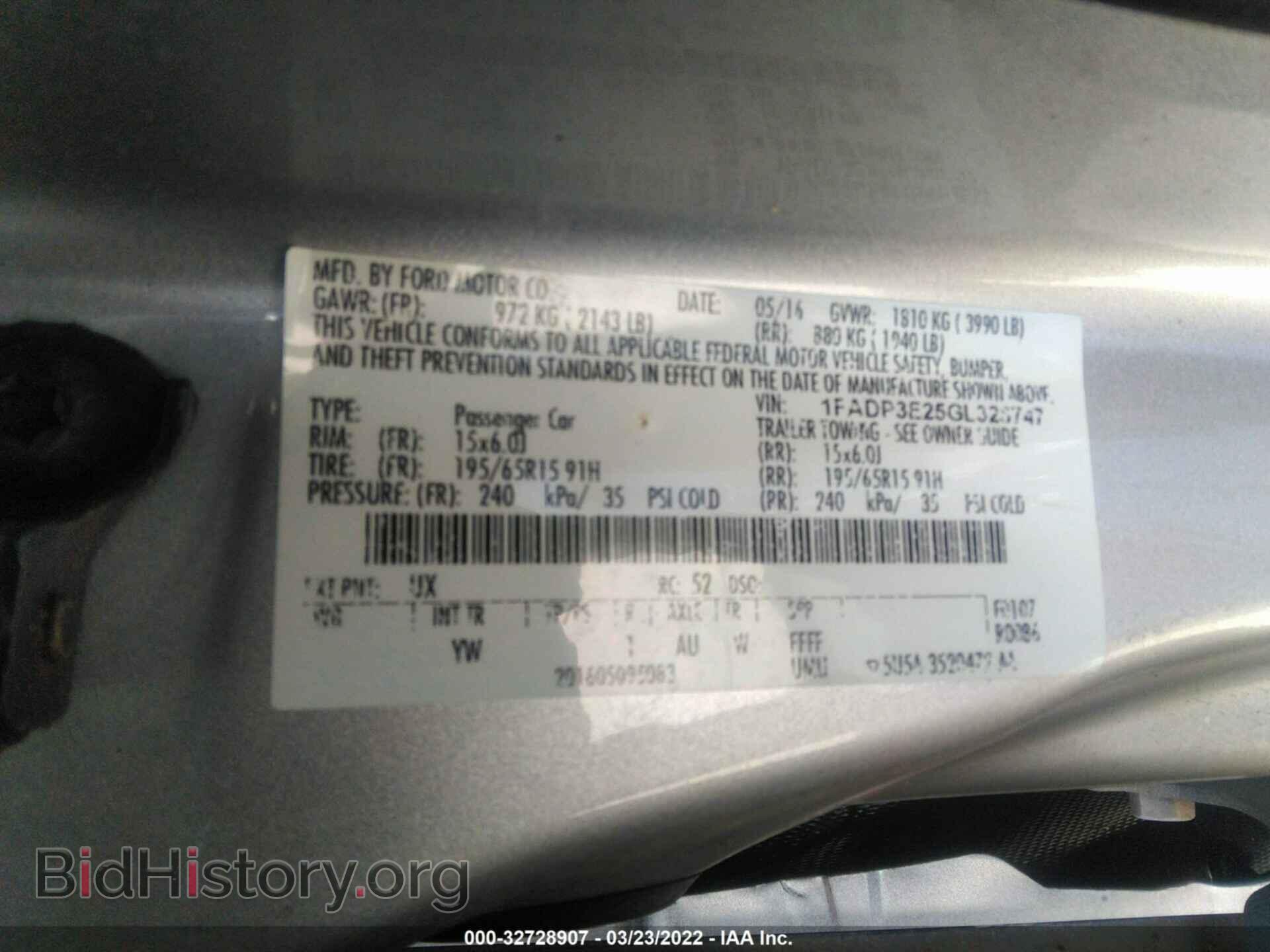 2016 FORD FOCUS - VIN: 1FADP3E25GL328747 - Photo 9