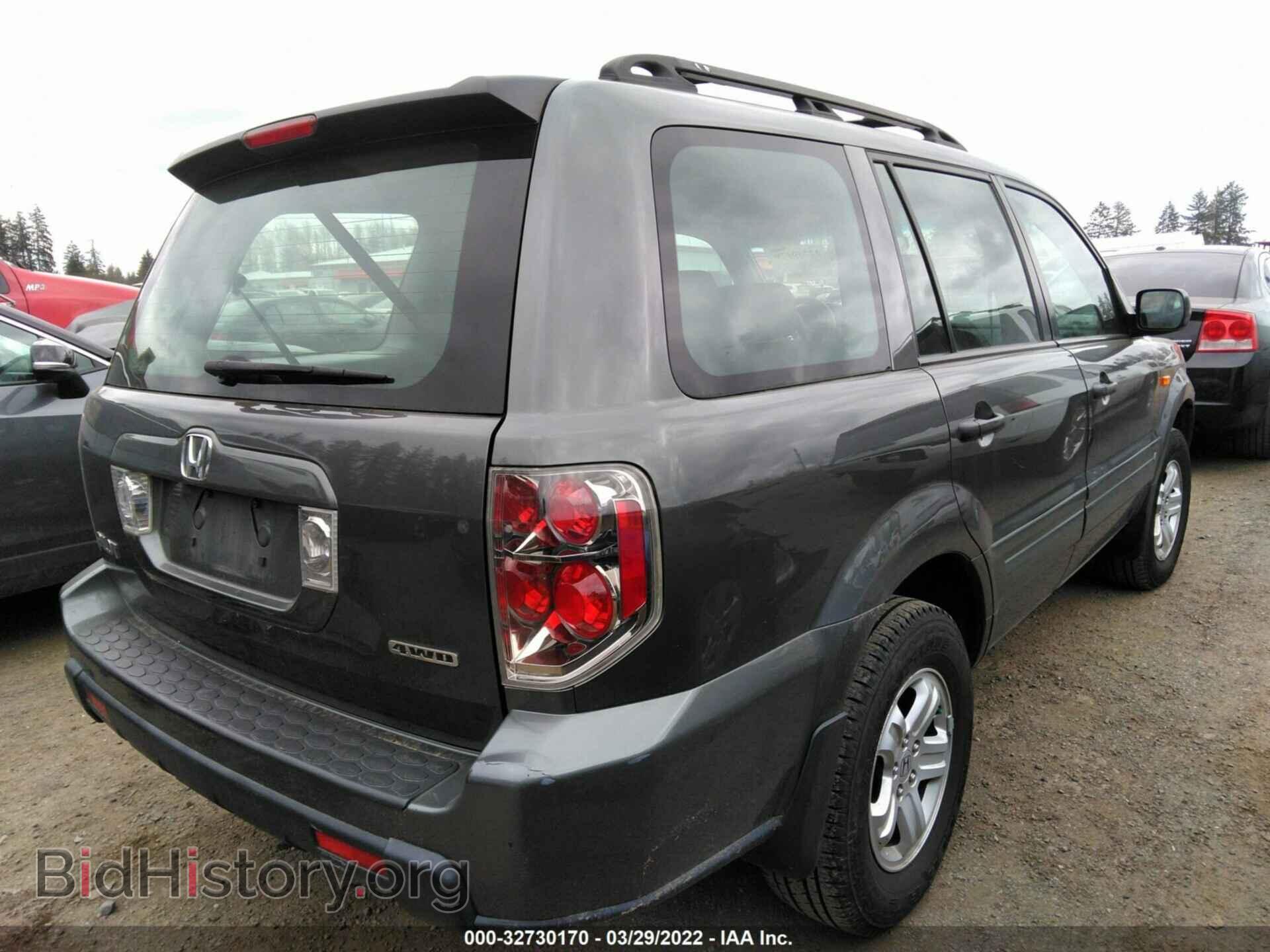 2007 HONDA PILOT - VIN: 2HKYF18127H539687 - Фото 4