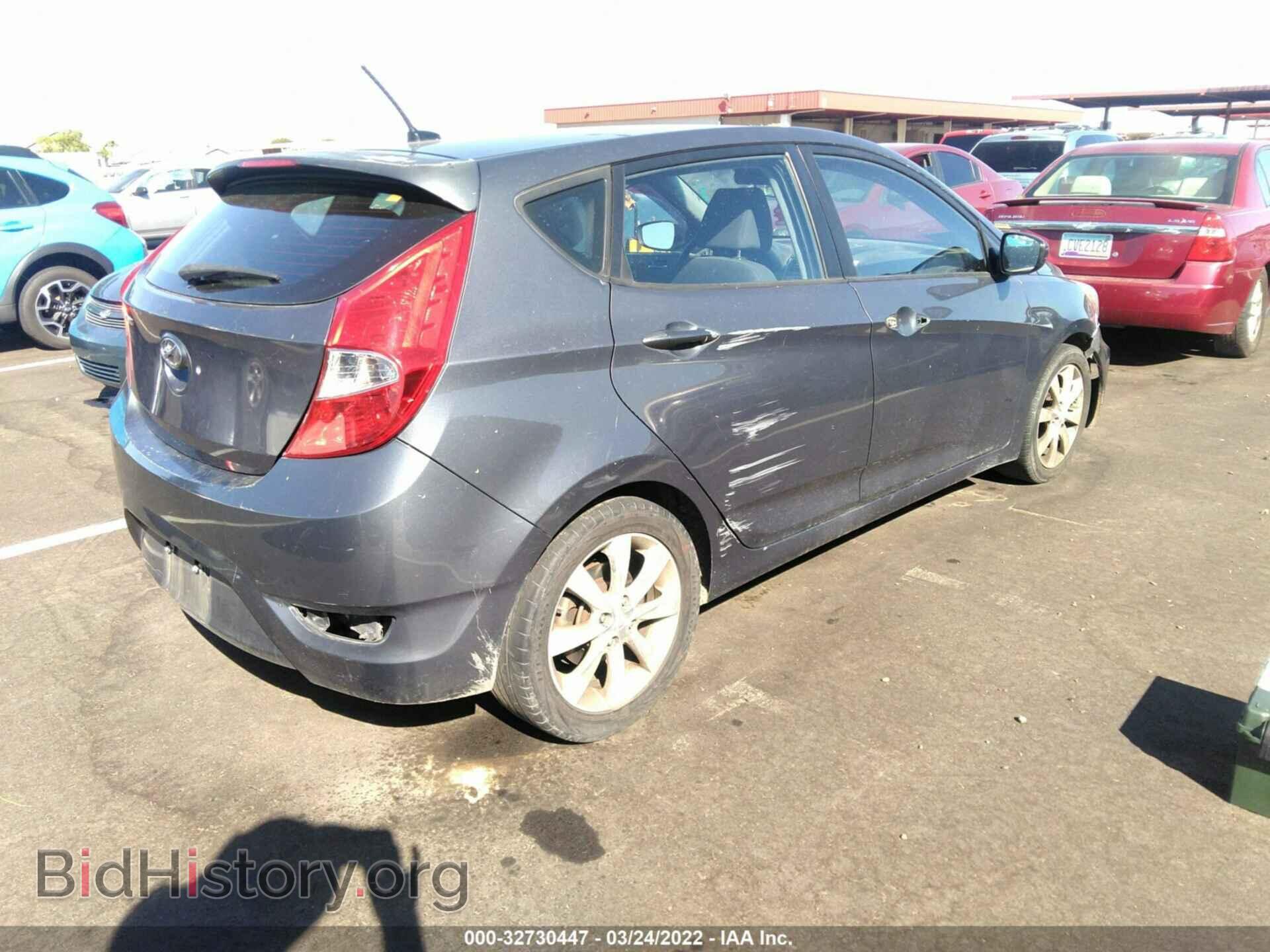 2012 HYUNDAI ACCENT - VIN: KMHCU5AE7CU023521 - Фото 4