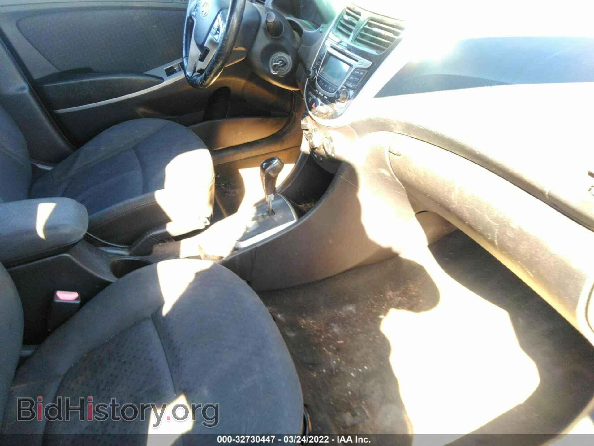 2012 HYUNDAI ACCENT - VIN: KMHCU5AE7CU023521 - Фото 5
