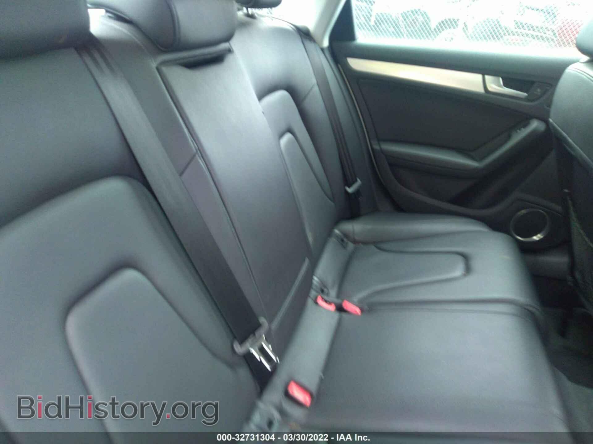 2012 AUDI A4 - VIN: WAUKFAFL2CN013044 - Фото 8