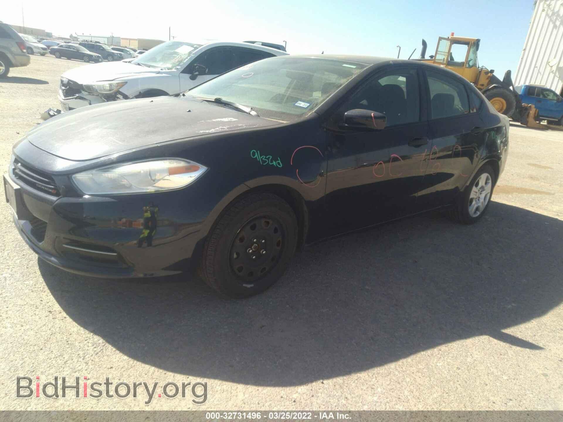 2013 DODGE DART - VIN: 1C3CDFAA5DD266936 - Фото 2
