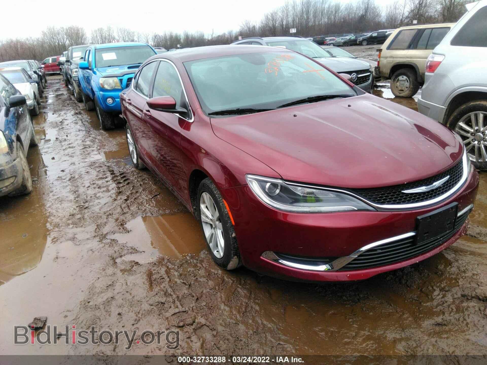 Фотография 1C3CCCAB9FN569290 - CHRYSLER 200 2015