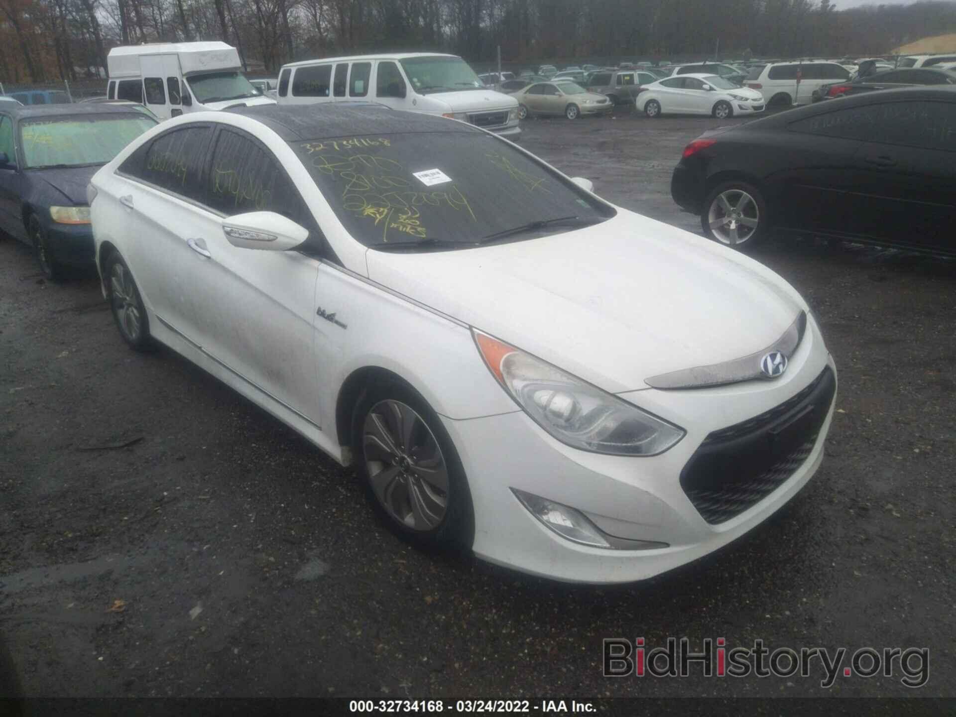 Photo KMHEC4A43DA068732 - HYUNDAI SONATA HYBRID 2013