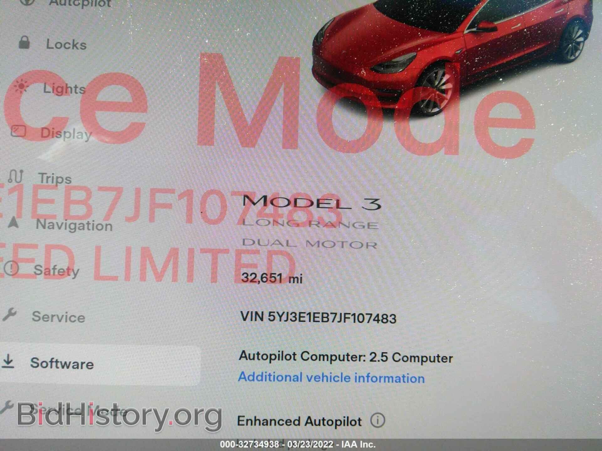 2018 TESLA MODEL 3 - VIN: 5YJ3E1EB7JF107483 - Photo 7