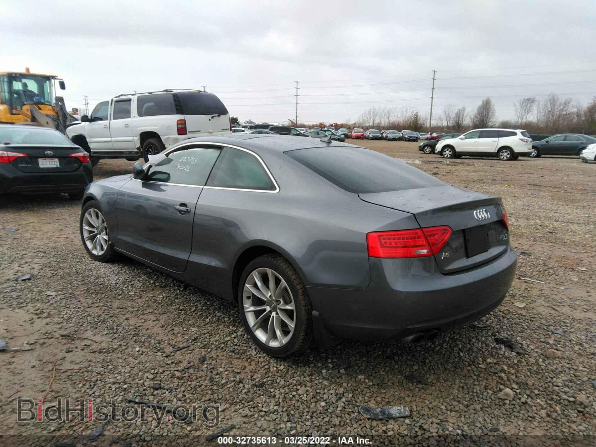2013 AUDI A5 - VIN: WAULFAFRXDA043801 - Photo 3