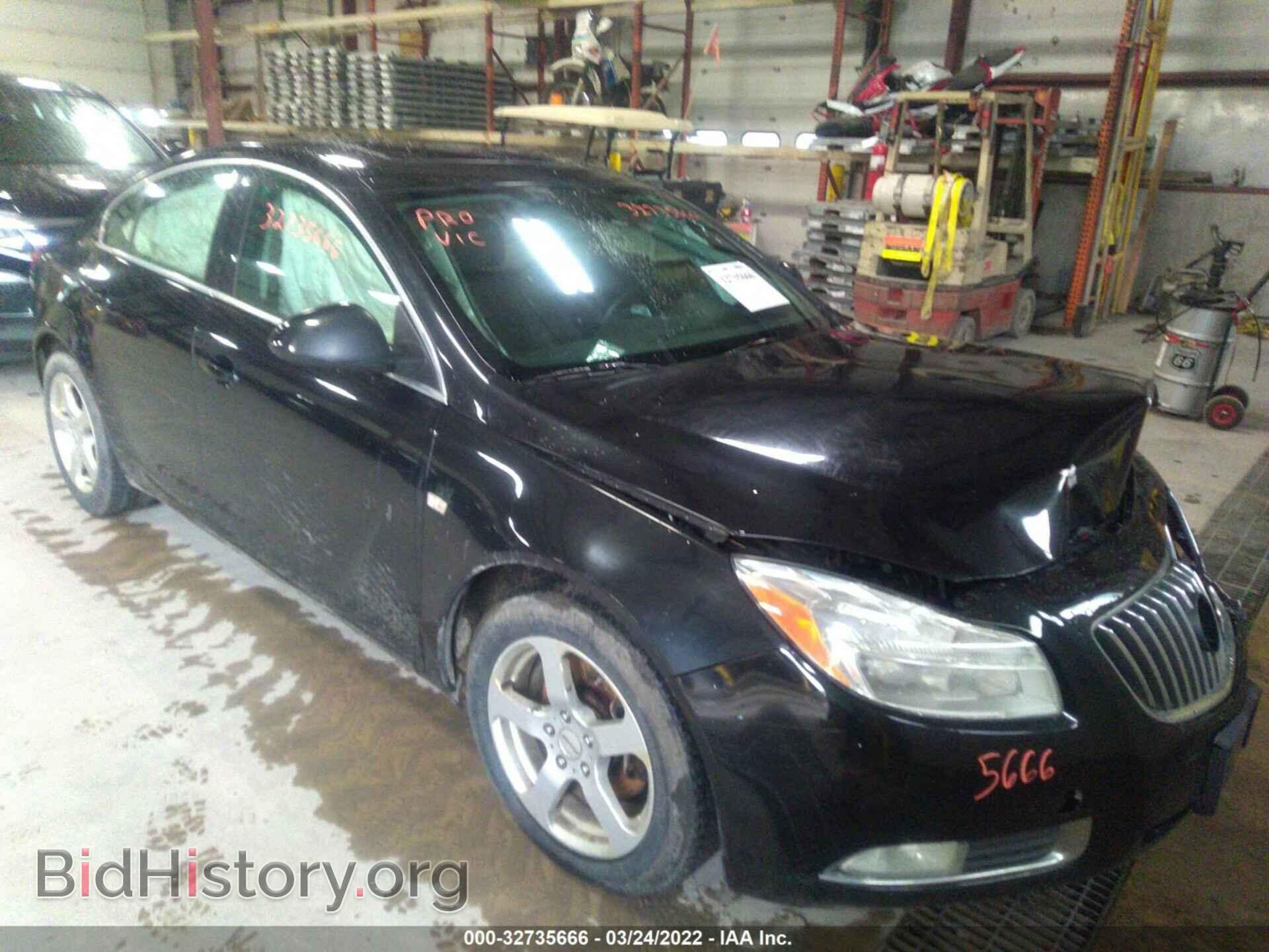 Фотография W04GW5EV2B1073134 - BUICK REGAL 2011