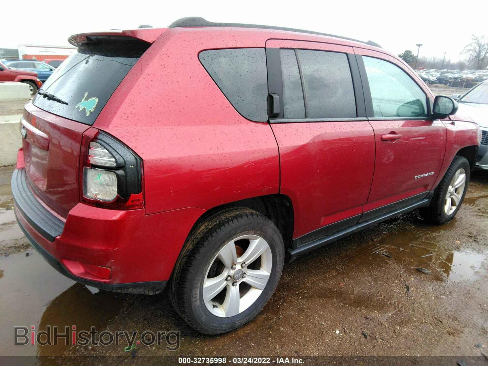 2016 JEEP COMPASS - VIN: 1C4NJDBB1GD638222 - Фото 4