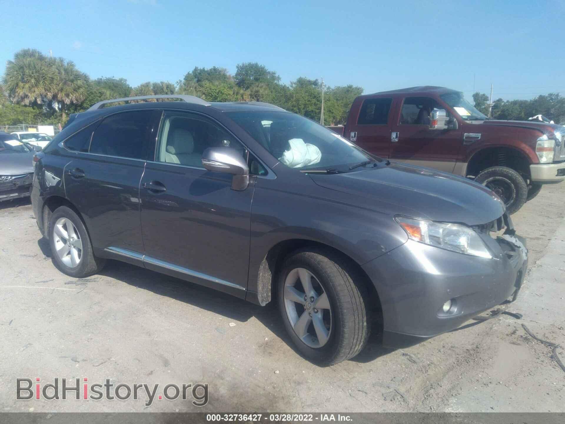 Photo 2T2BK1BA3CC139902 - LEXUS RX 350 2012