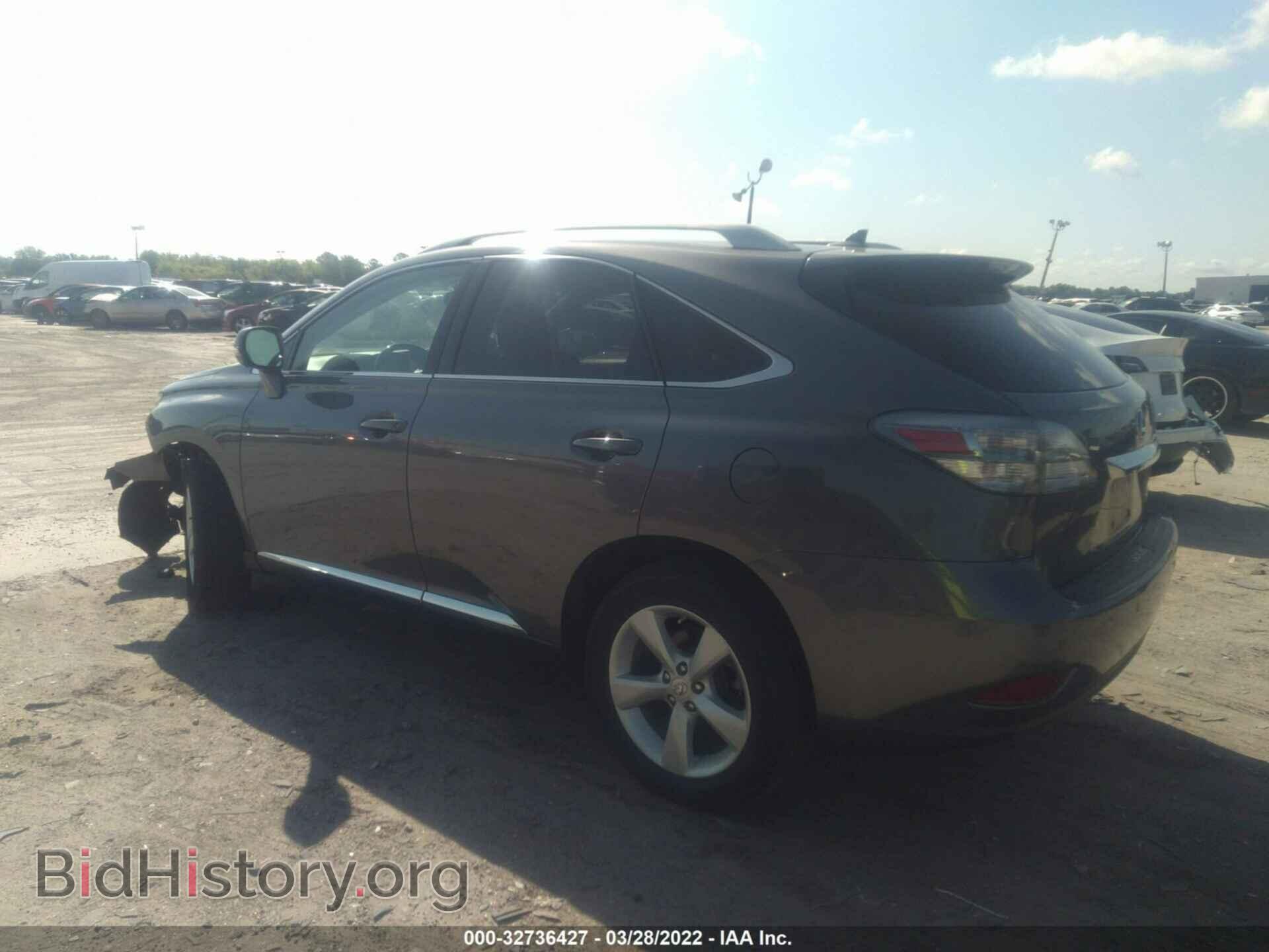 2012 LEXUS RX 350 - VIN: 2T2BK1BA3CC139902 - Фото 3