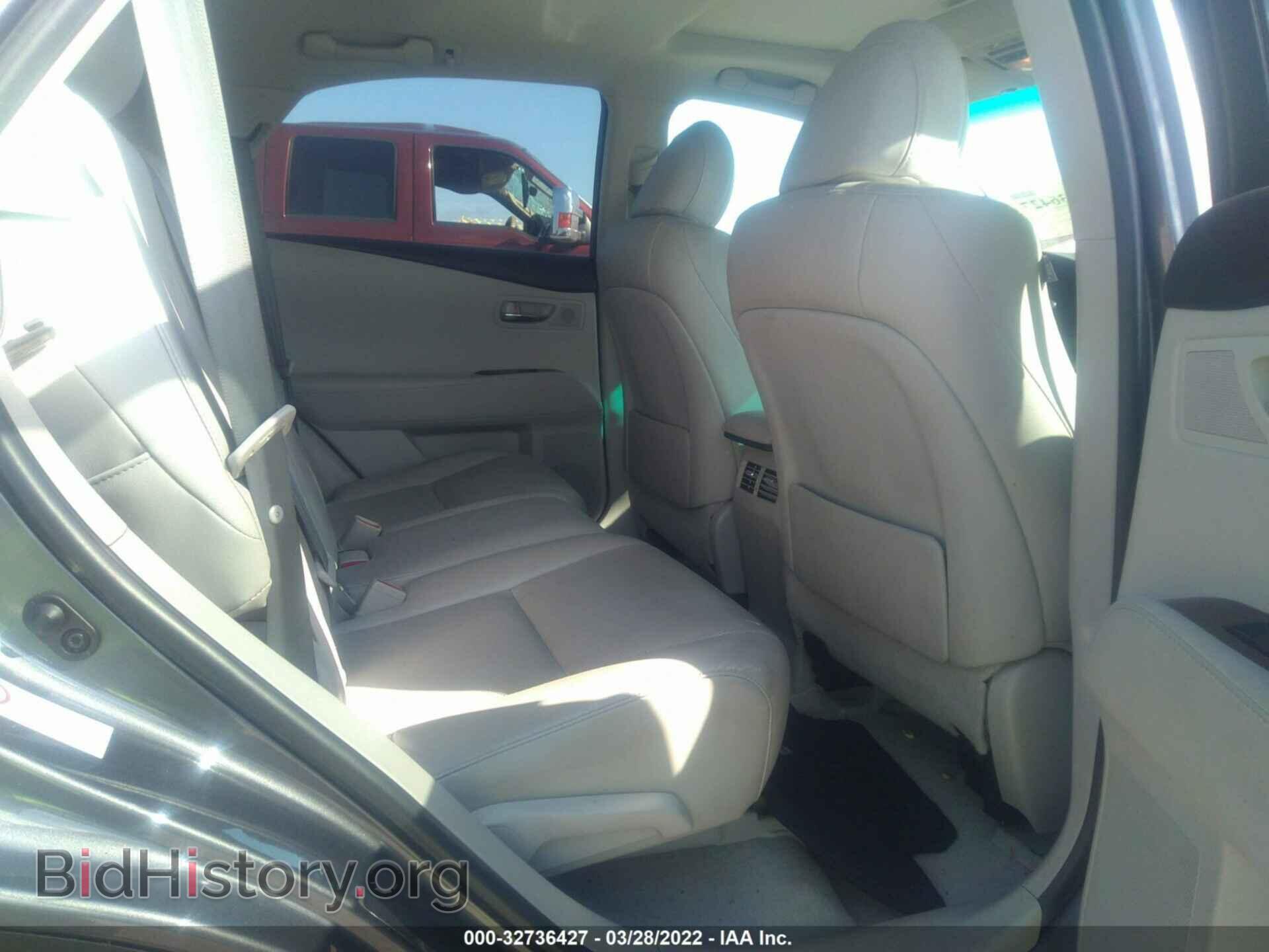 2012 LEXUS RX 350 - VIN: 2T2BK1BA3CC139902 - Фото 8