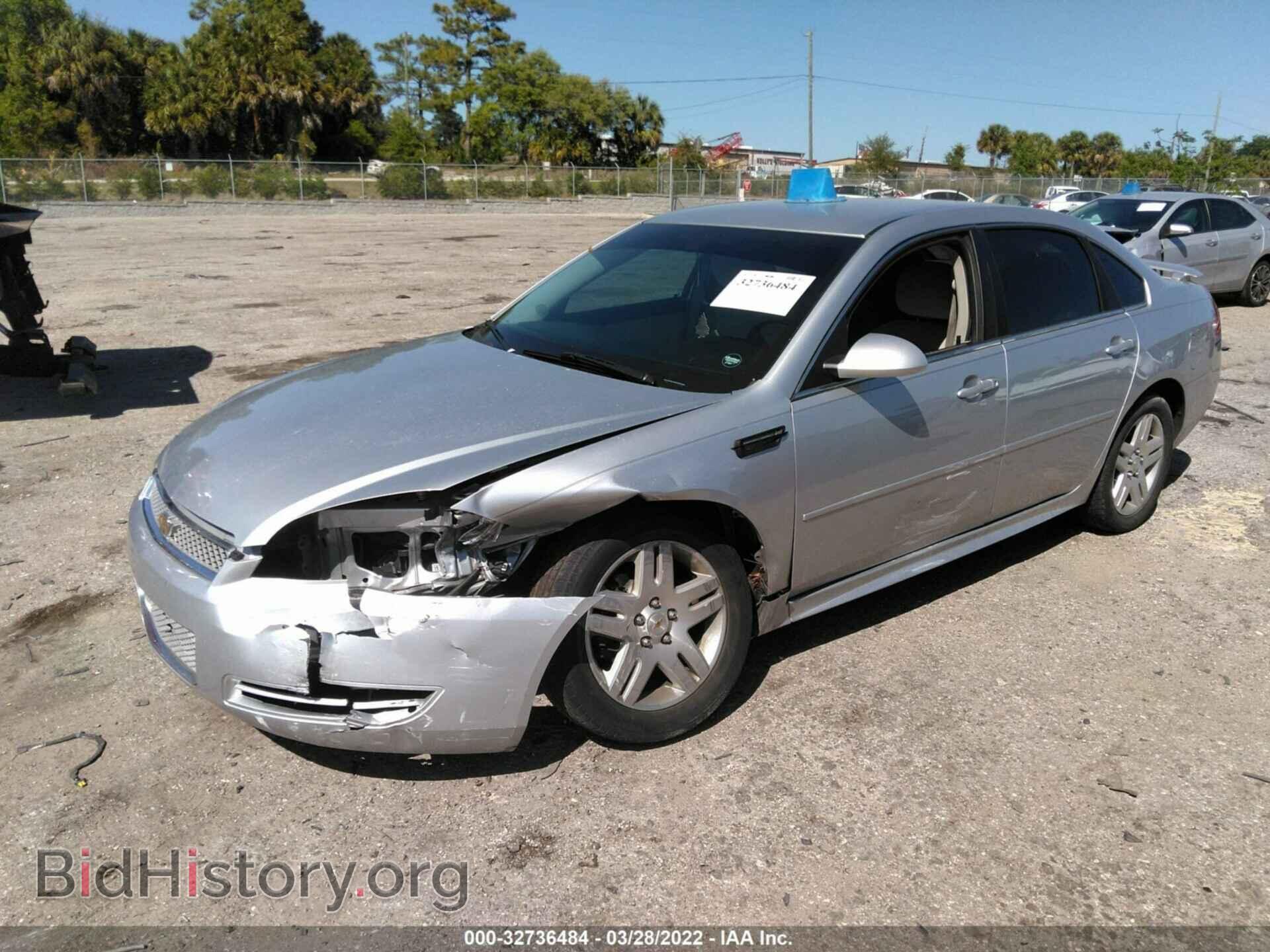 2012 CHEVROLET IMPALA - VIN: 2G1WB5E33C1117920 - Фото 2
