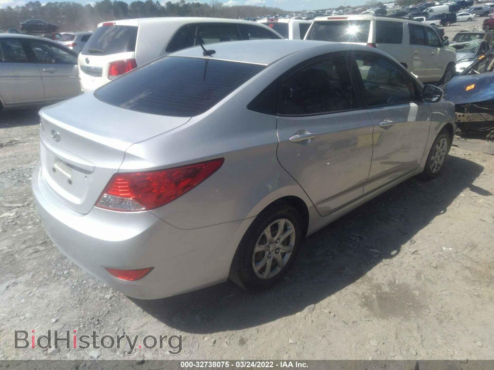 2012 HYUNDAI ACCENT - VIN: KMHCT4AE3CU193887 - Фото 4