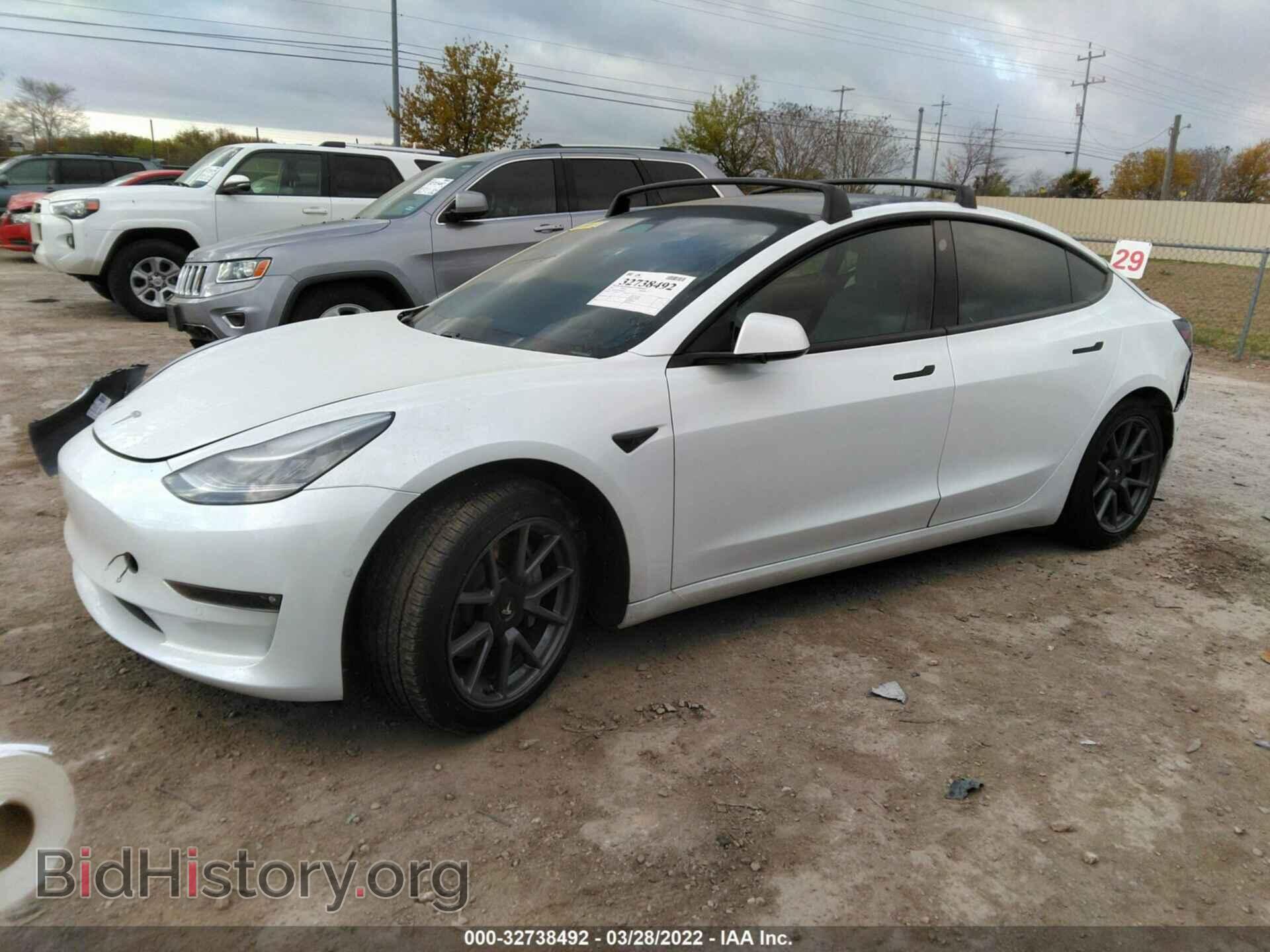 2021 TESLA MODEL 3 - VIN: 5YJ3E1EB5MF858599 - Фото 2