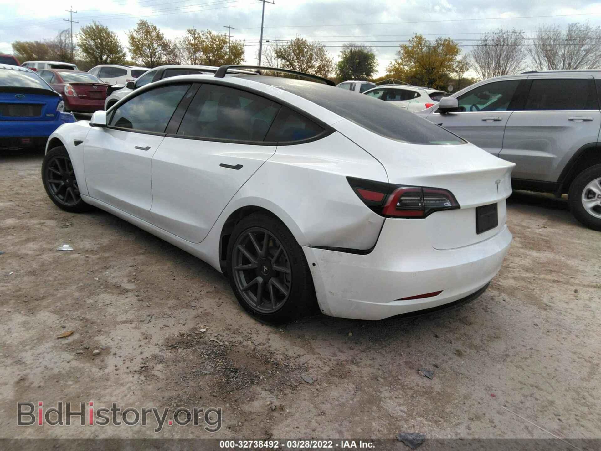 2021 TESLA MODEL 3 - VIN: 5YJ3E1EB5MF858599 - Фото 3
