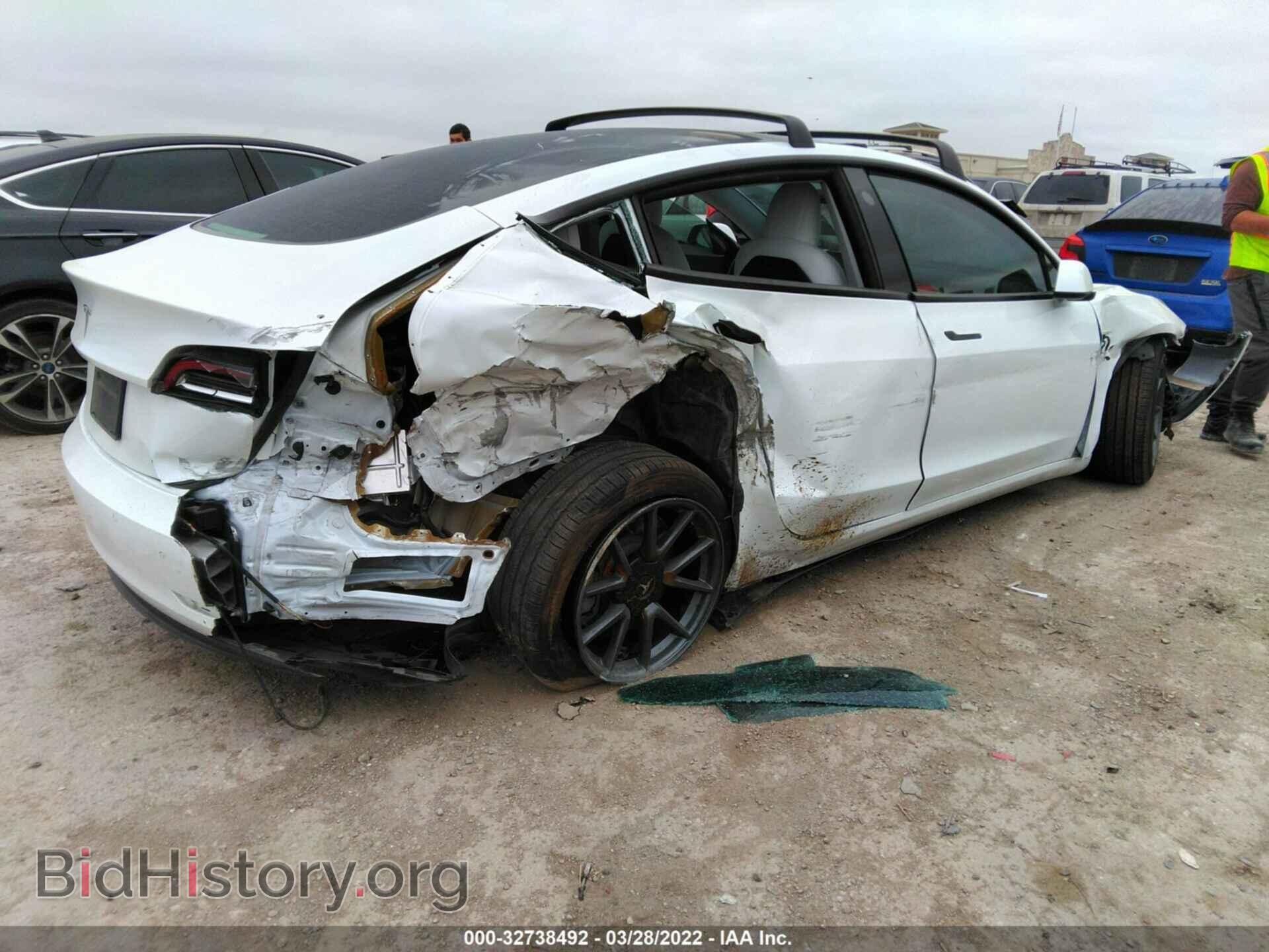 2021 TESLA MODEL 3 - VIN: 5YJ3E1EB5MF858599 - Фото 4