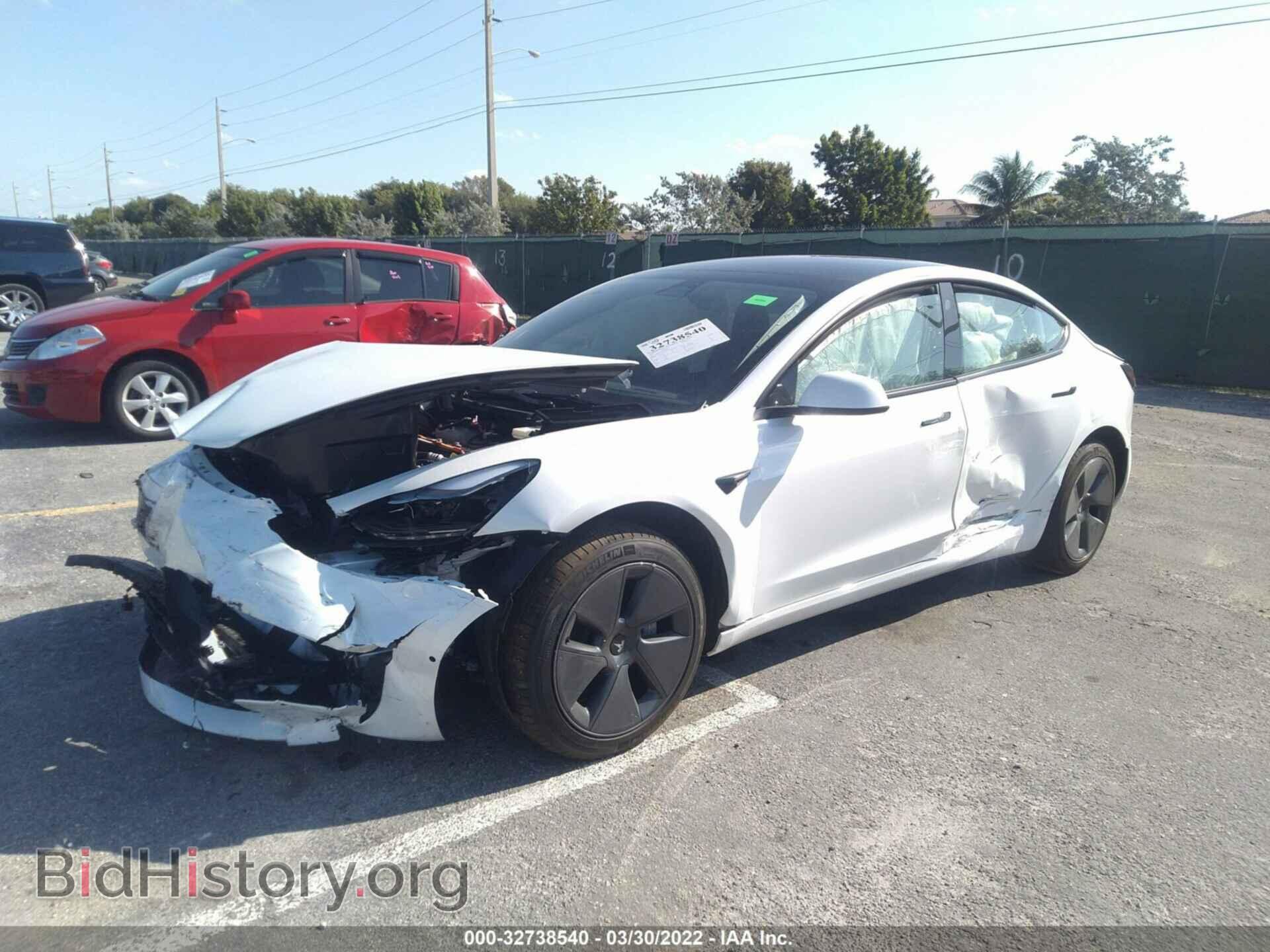 2022 TESLA MODEL 3 - VIN: 5YJ3E1EB6NF178616 - Photo 2