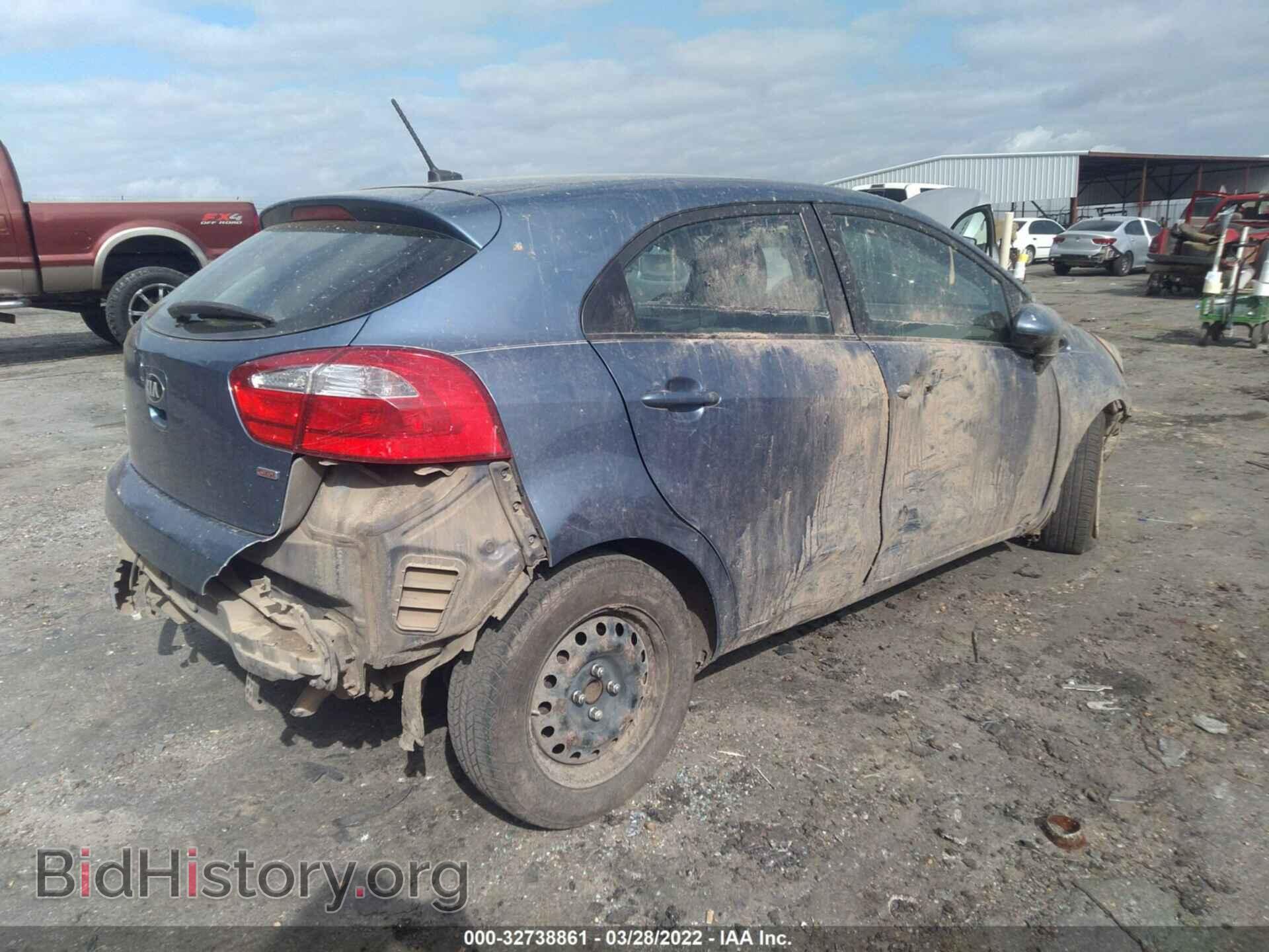2016 KIA RIO - VIN: KNADM5A32G6666065 - Фото 4