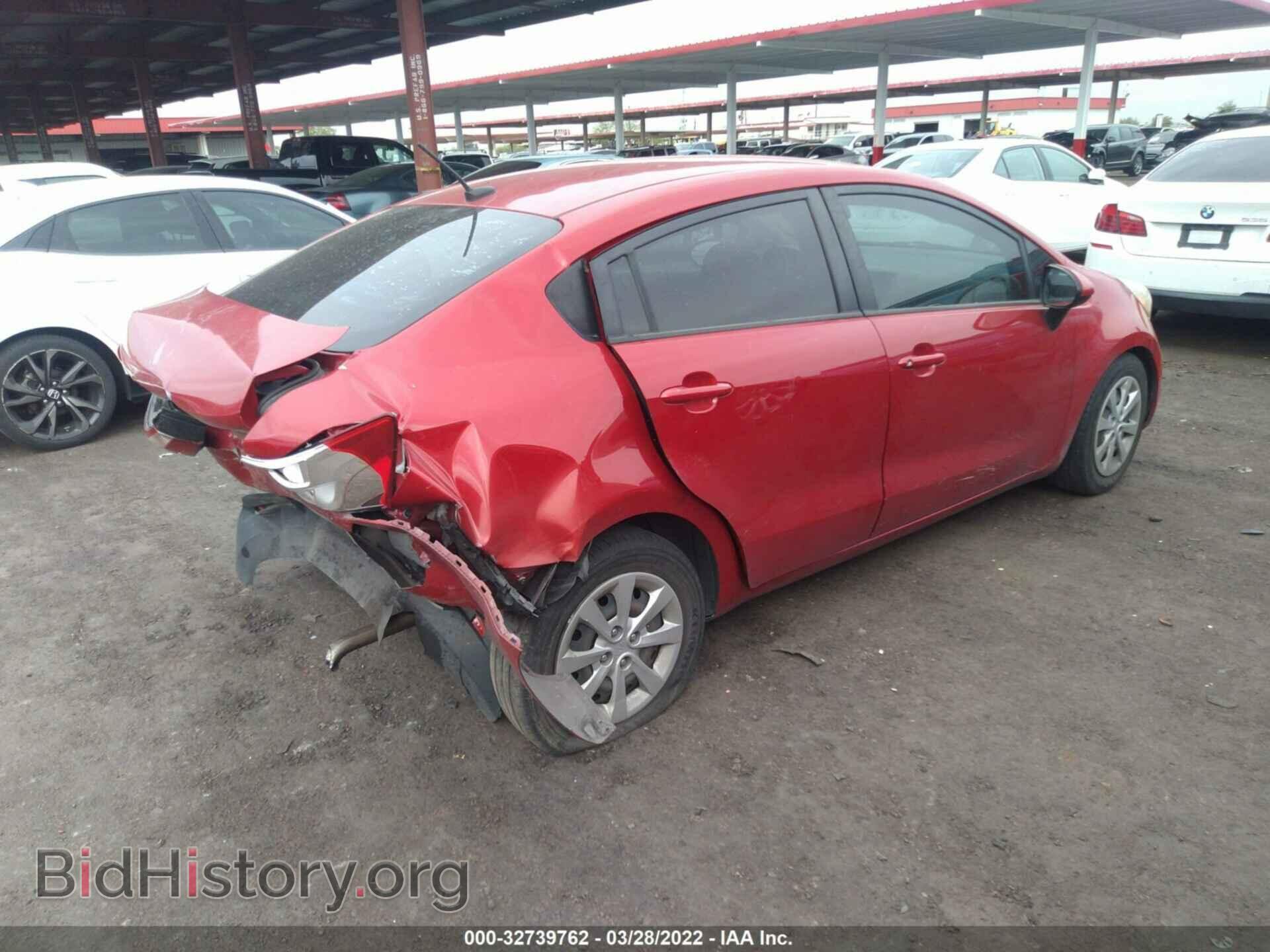 2013 KIA RIO - VIN: KNADM4A34D6257037 - Фото 4