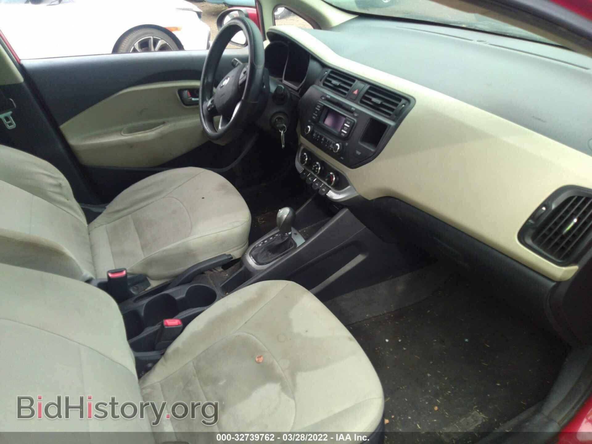 2013 KIA RIO - VIN: KNADM4A34D6257037 - Фото 5