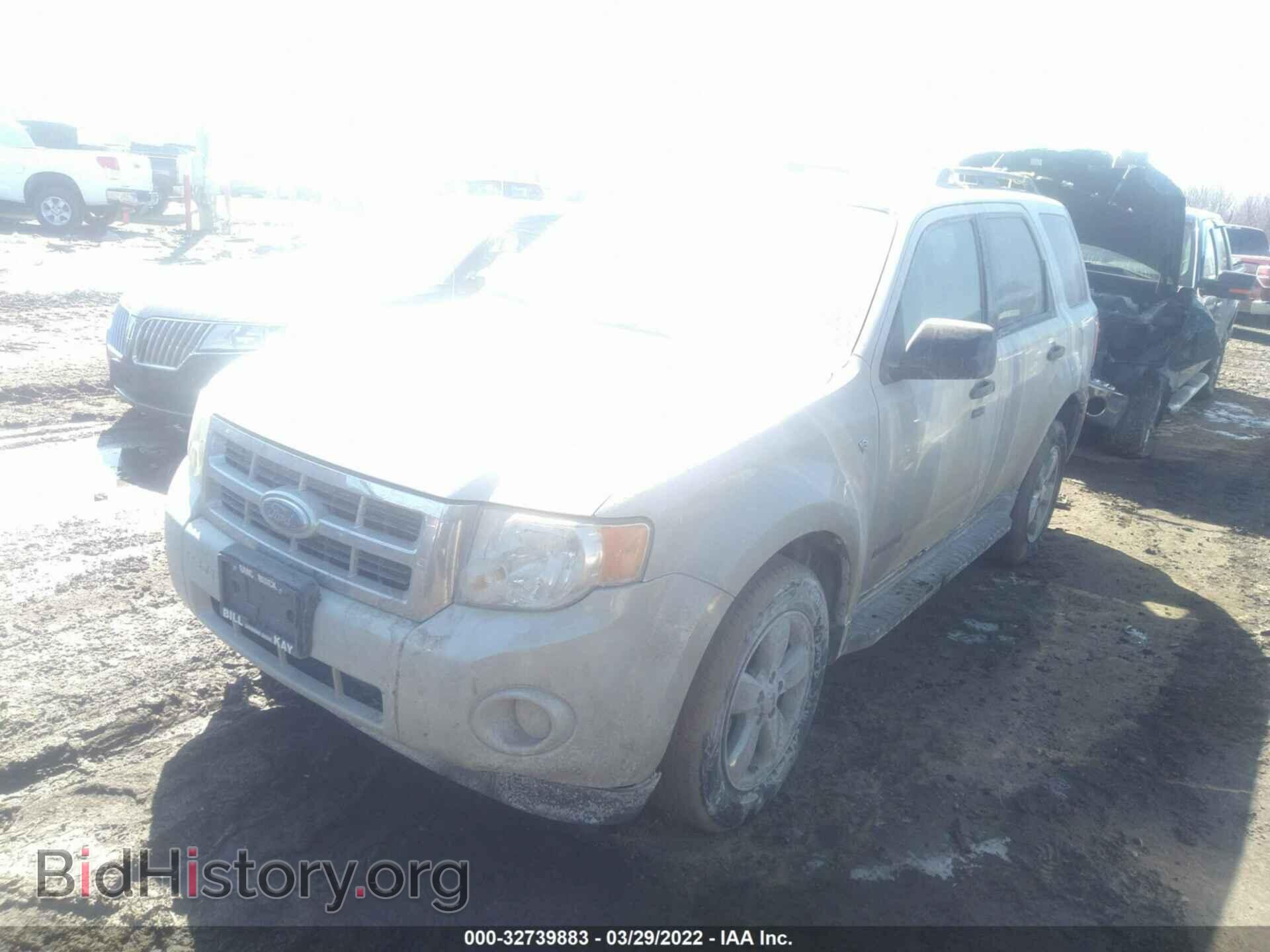 2008 FORD ESCAPE - VIN: 1FMCU93138KC82706 - Фото 2