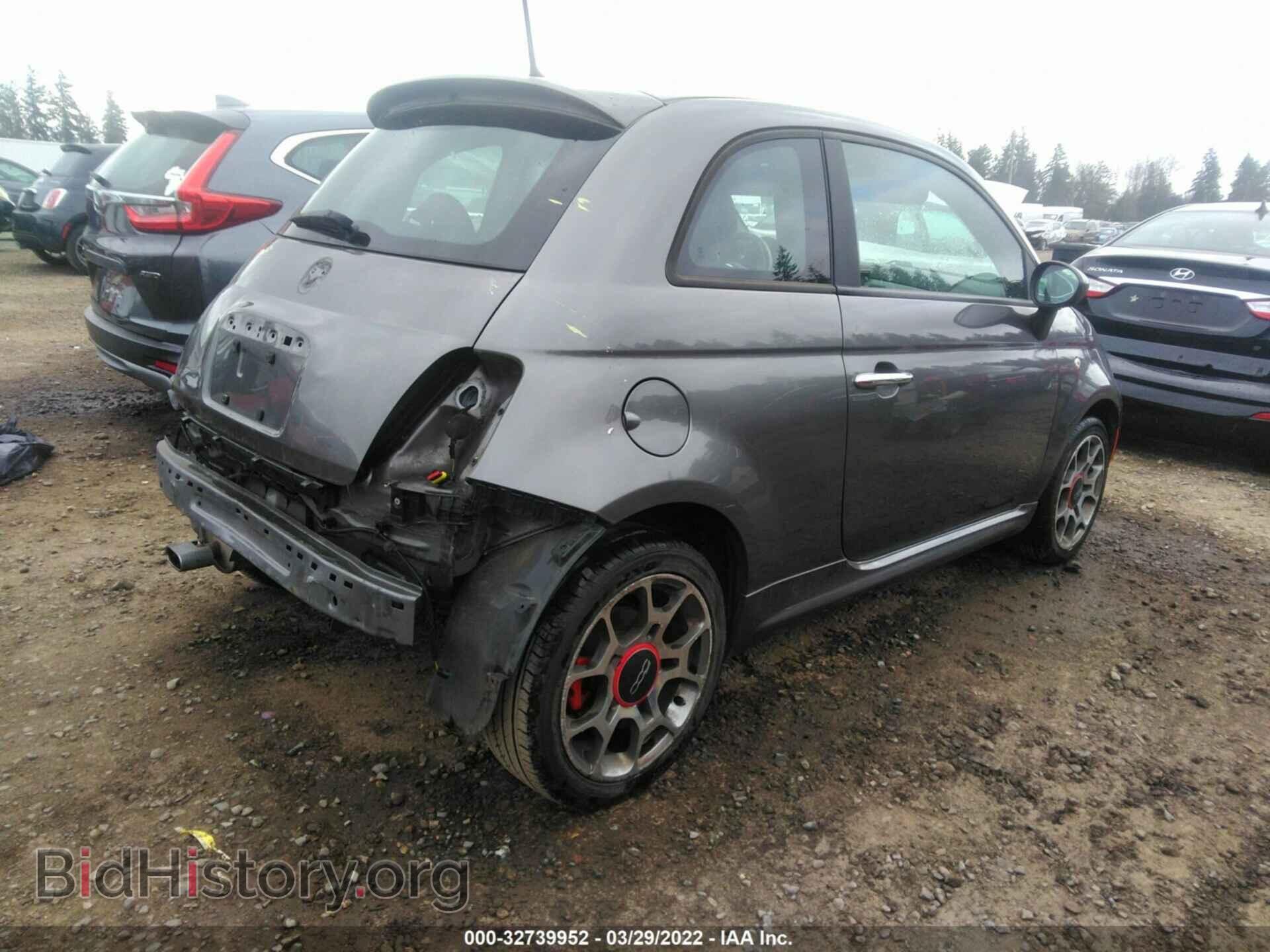 2012 FIAT 500 - VIN: 3C3CFFBR2CT173900 - Фото 4