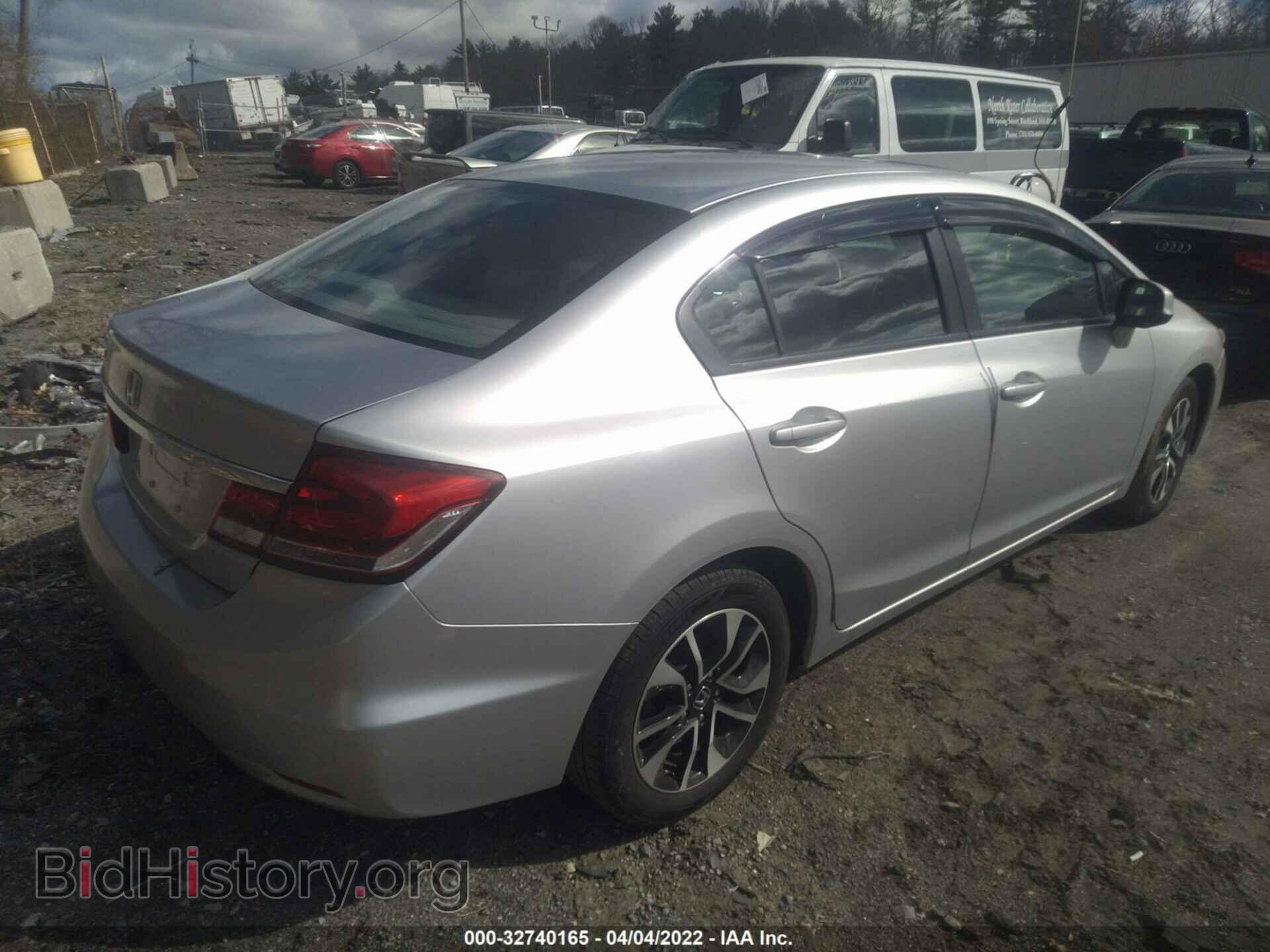 2013 HONDA CIVIC SDN - VIN: 2HGFB2F83DH553547 - Фото 4