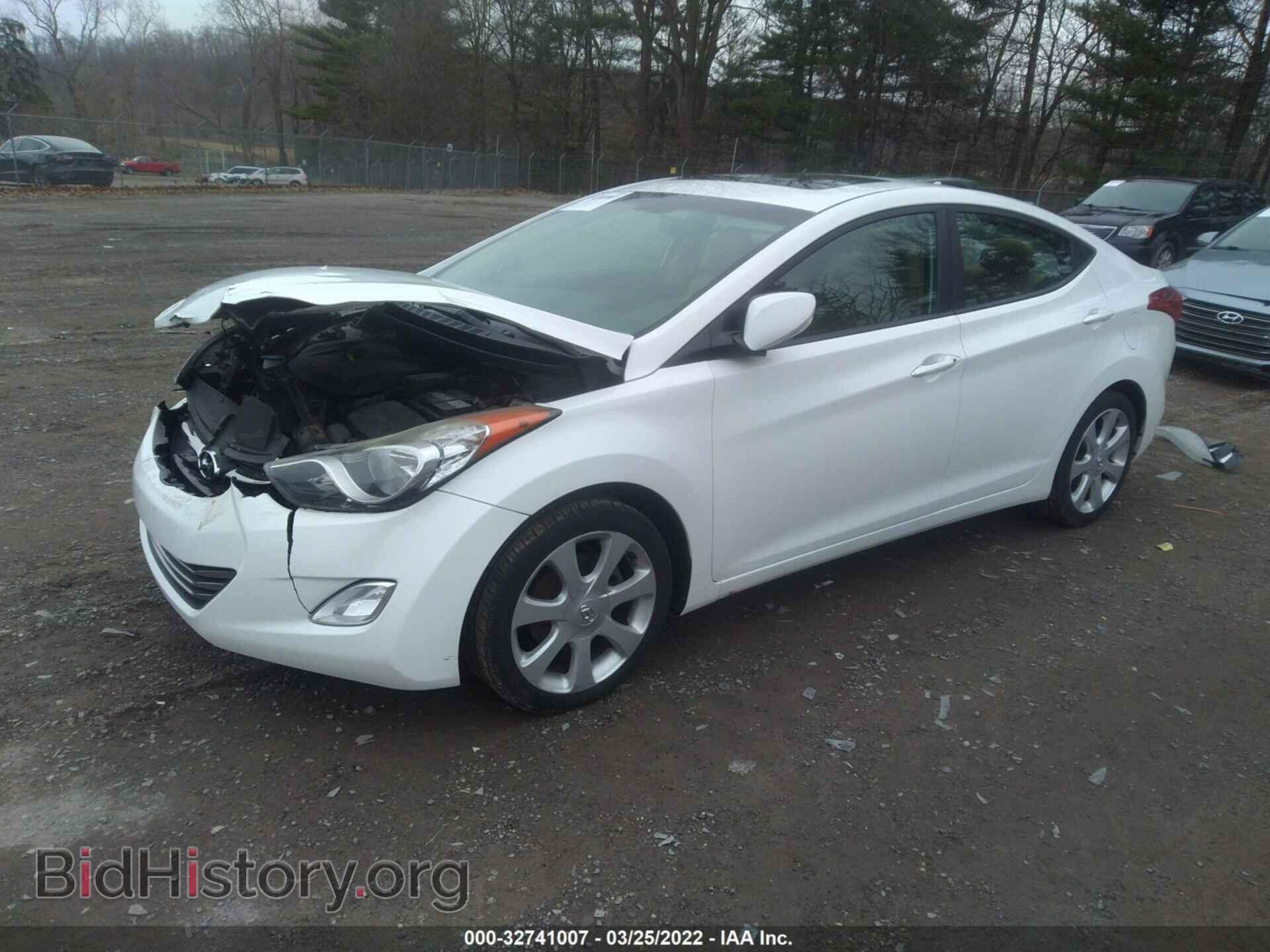 2012 HYUNDAI ELANTRA - VIN: 5NPDH4AE5CH149247 - Фото 2