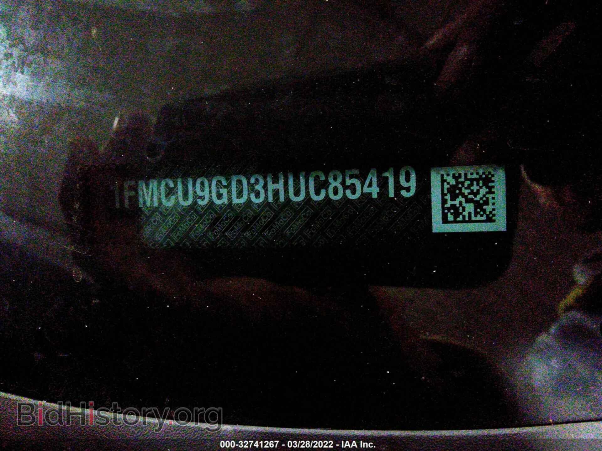 2017 FORD ESCAPE - VIN: 1FMCU9GD3HUC85419 - Фото 9