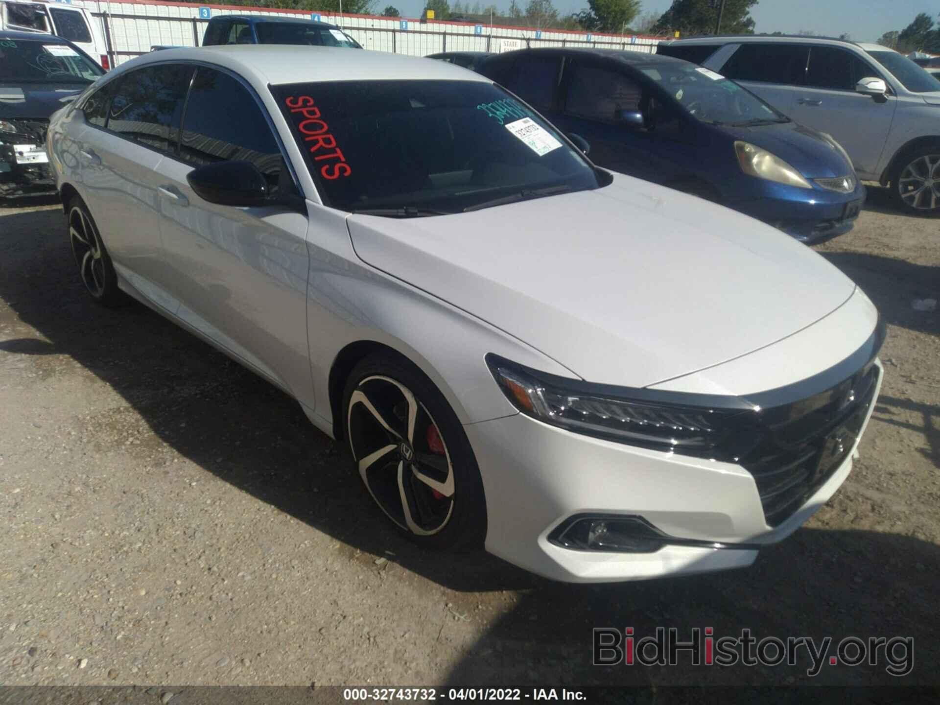 Photo 1HGCV1F31MA009250 - HONDA ACCORD SEDAN 2021