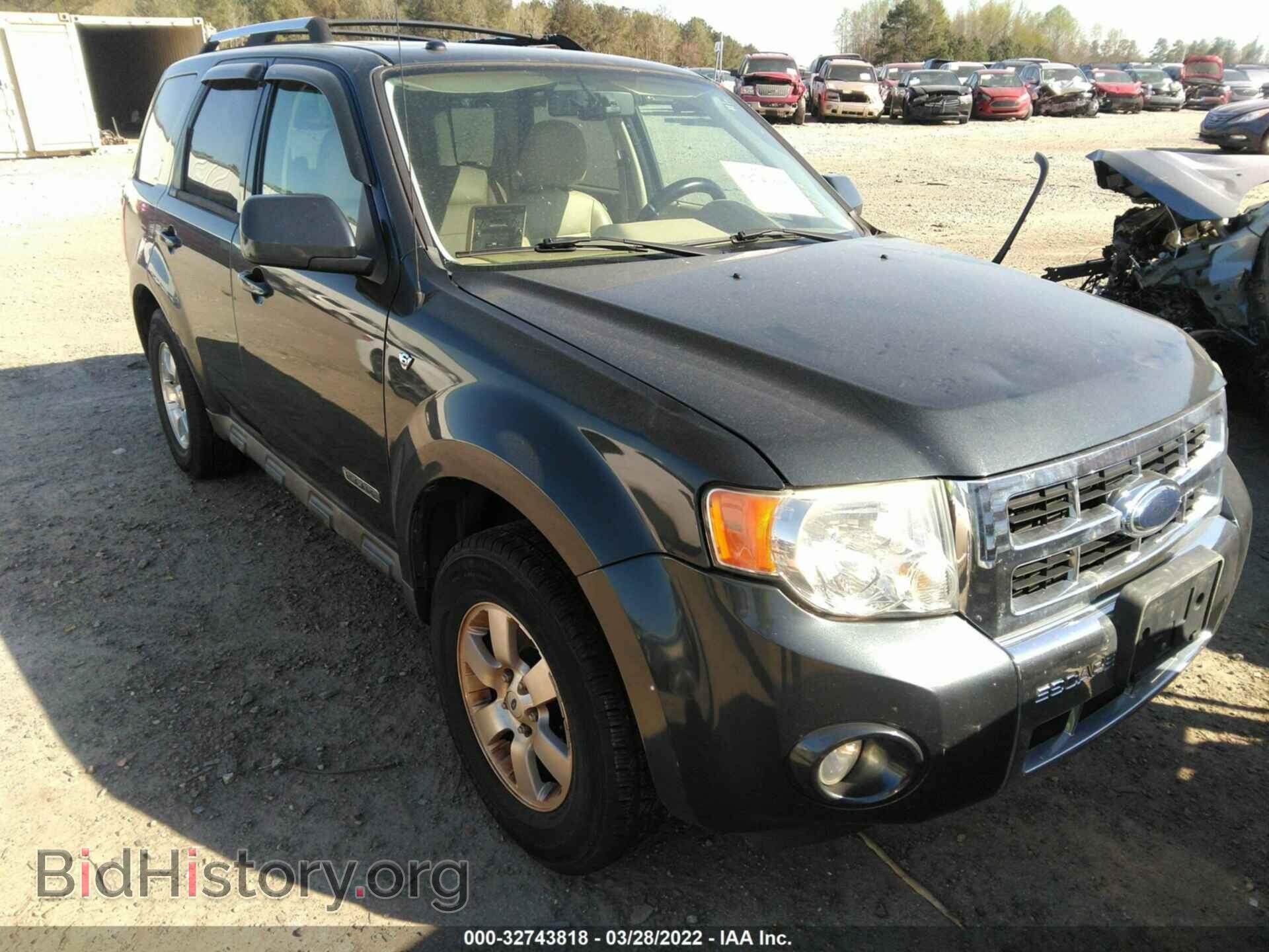 Photo 1FMCU04148KB98694 - FORD ESCAPE 2008
