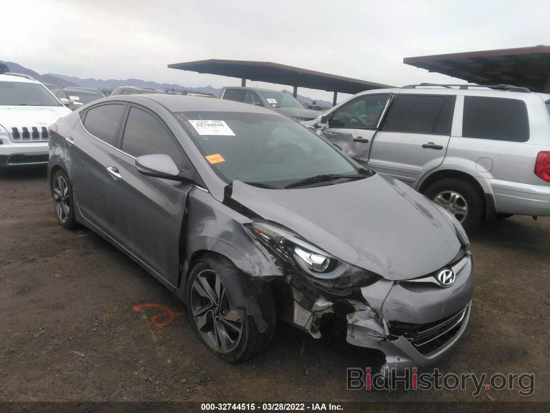 Photo KMHDH4AE6FU322795 - HYUNDAI ELANTRA 2015