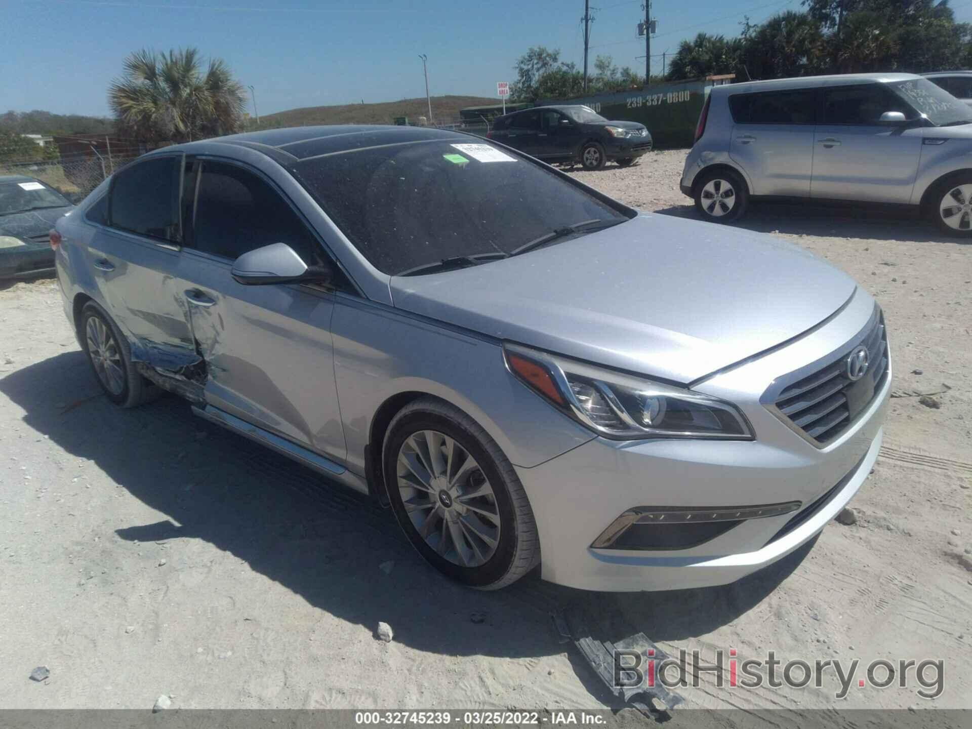 Photo 5NPE34AF4FH259545 - HYUNDAI SONATA 2015