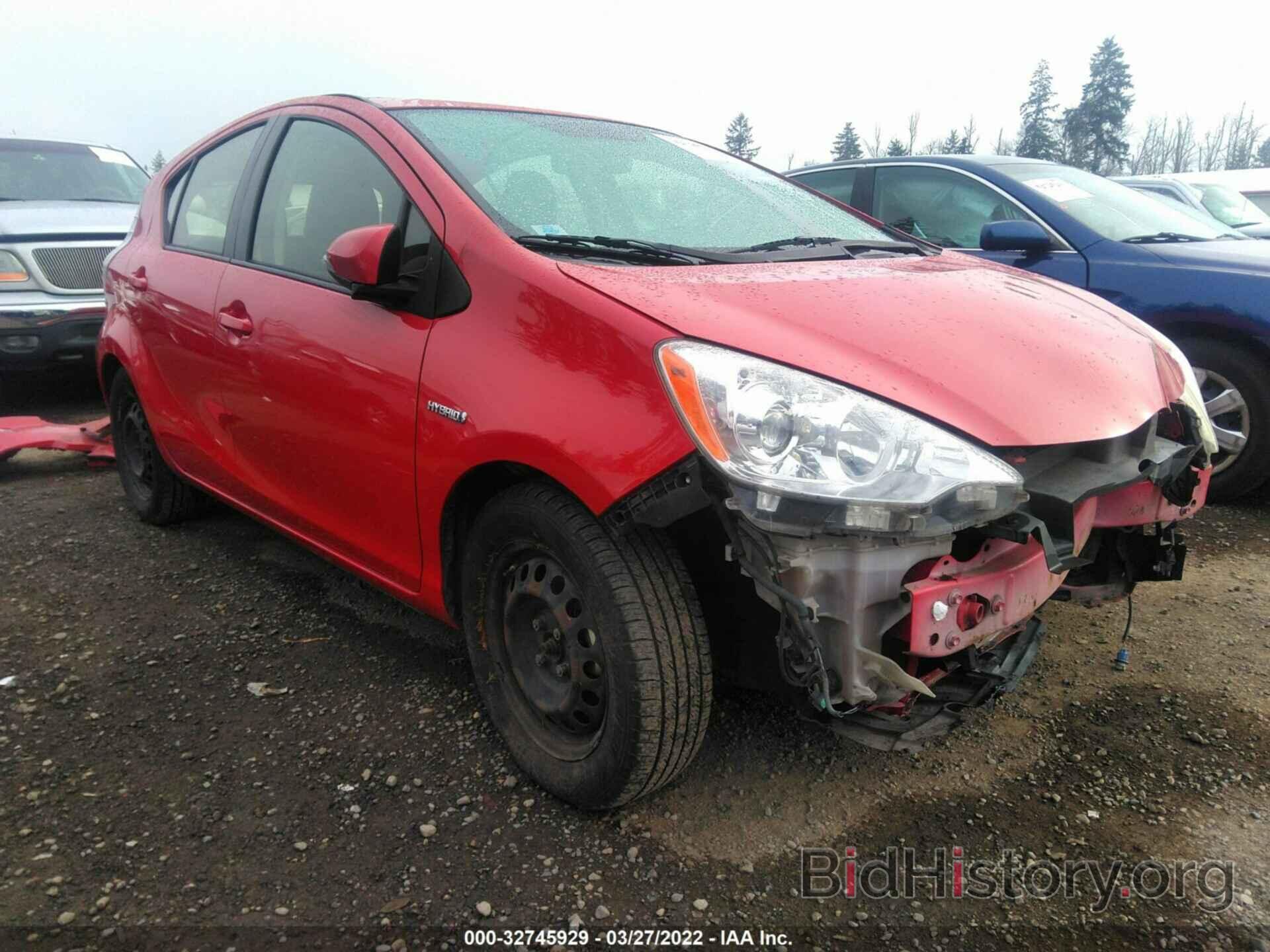 Photo JTDKDTB3XC1527385 - TOYOTA PRIUS C 2012