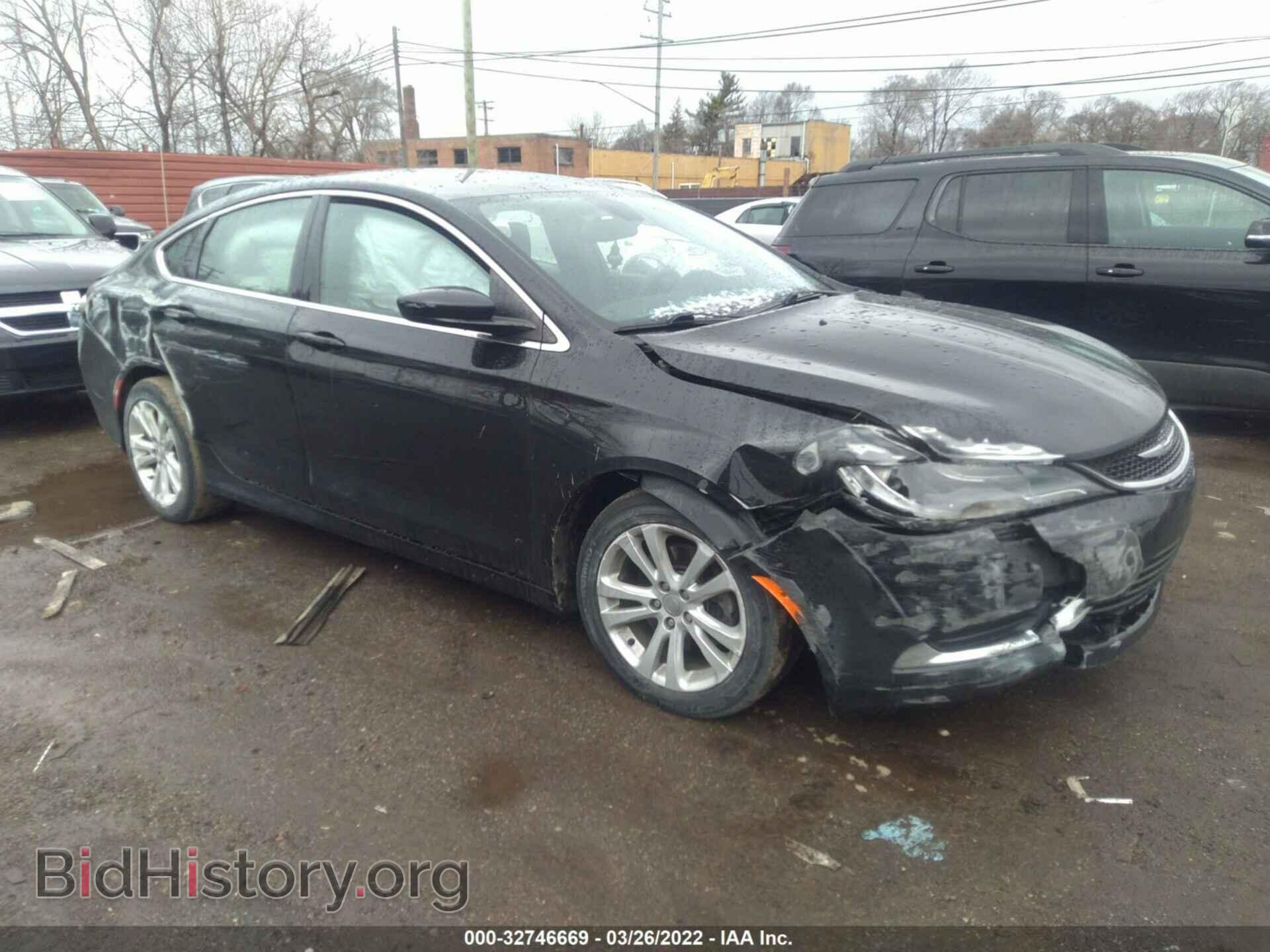 Фотография 1C3CCCAB2FN579210 - CHRYSLER 200 2015