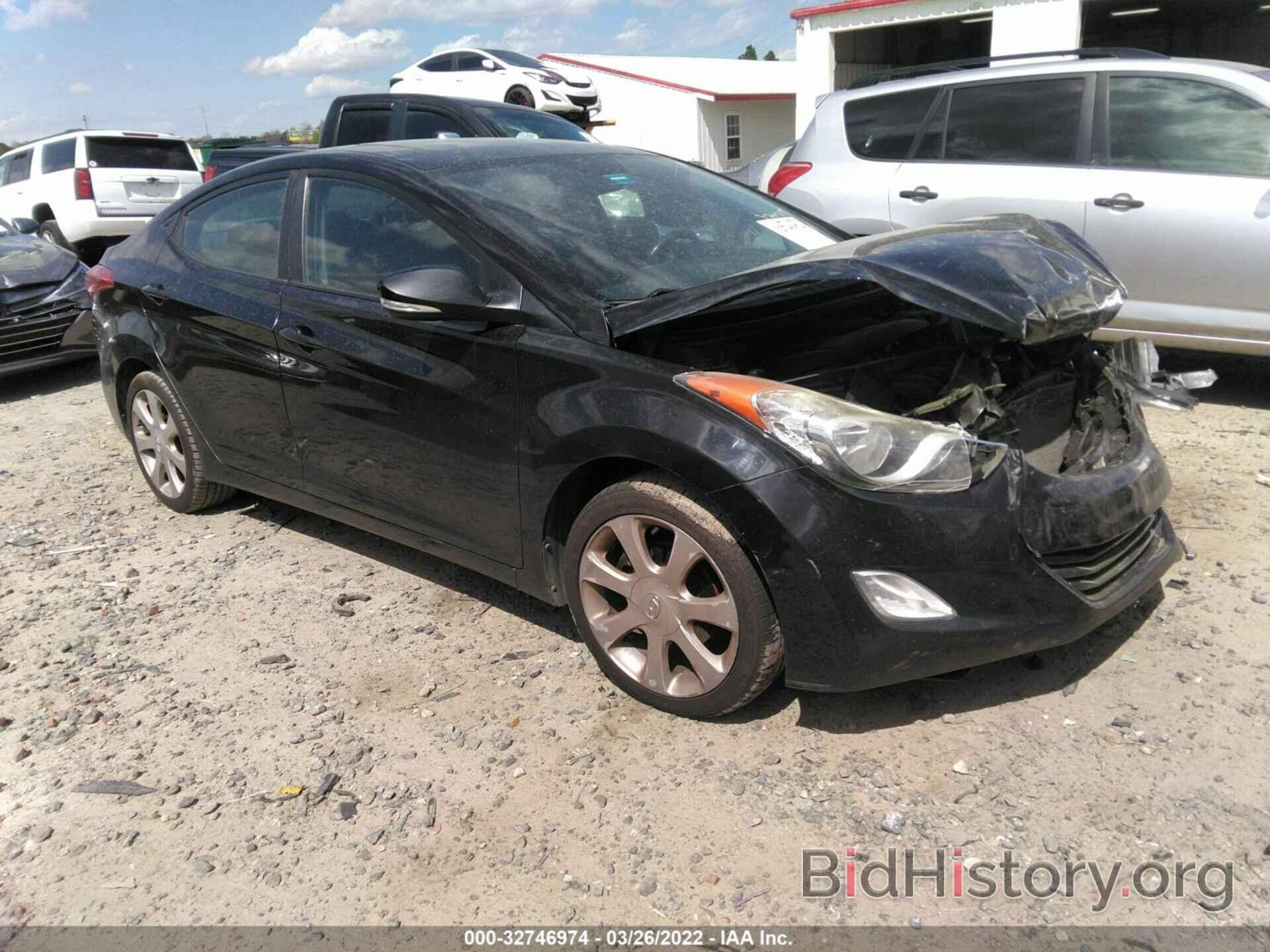 Photo KMHDH4AE3CU425376 - HYUNDAI ELANTRA 2012