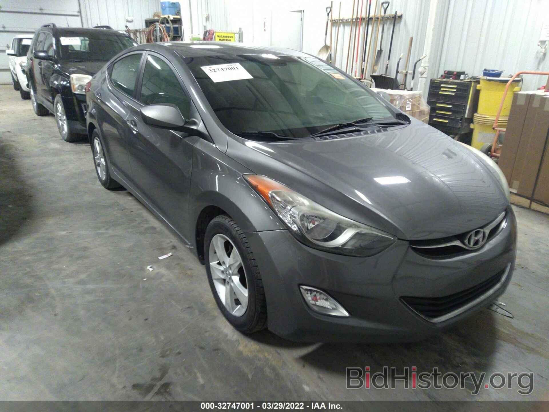 Photo 5NPDH4AEXCH068096 - HYUNDAI ELANTRA 2012