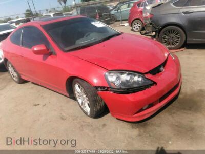 2006 Acura RSX, red — VIN JH4DC54896S007739, IAAI