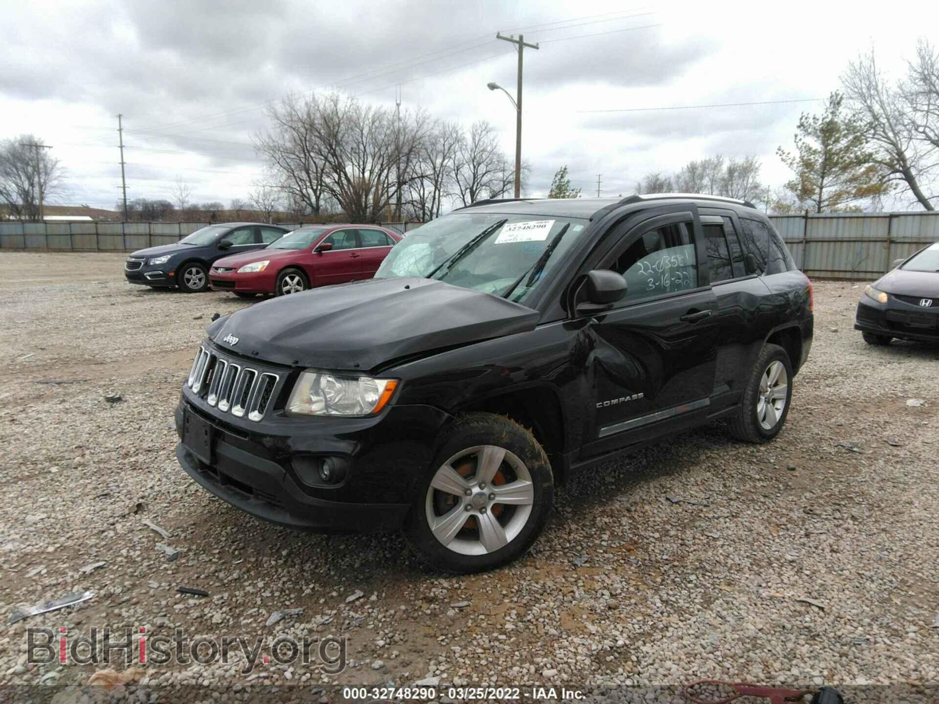 2012 JEEP COMPASS - VIN: 1C4NJDBB0CD549154 - Фото 2