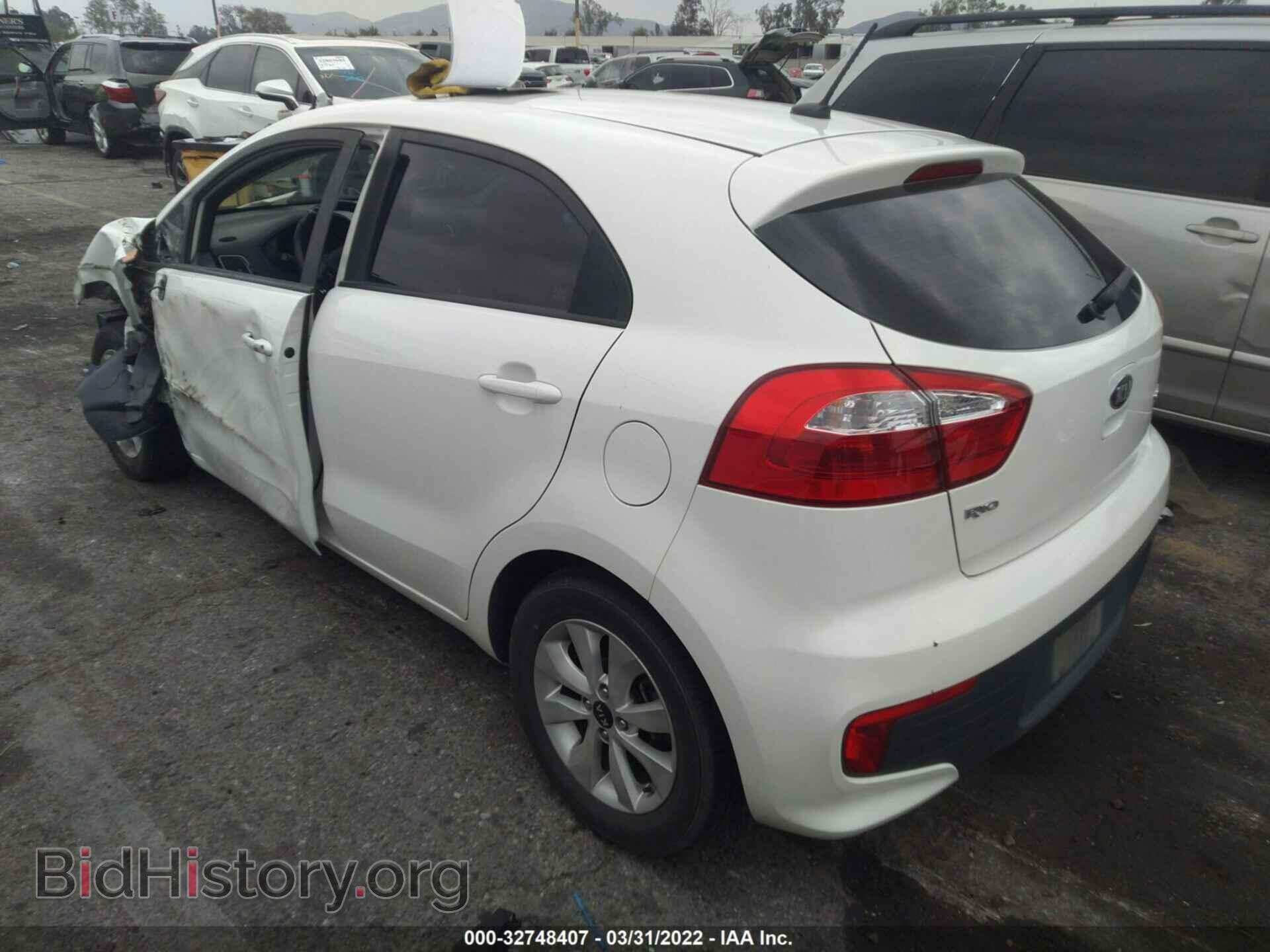2016 KIA RIO - VIN: KNADN5A30G6678602 - Фото 3