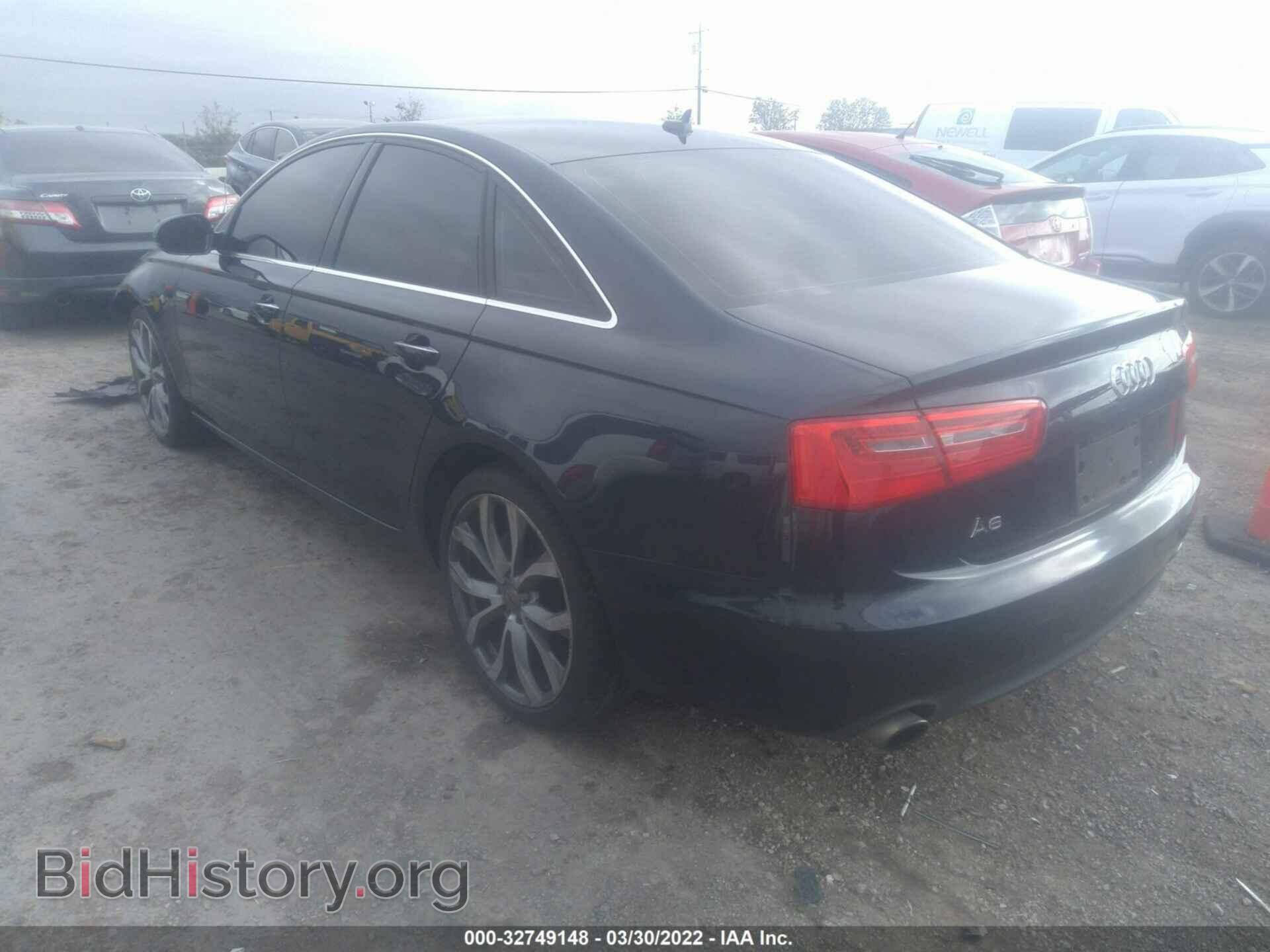 2013 AUDI A6 - VIN: WAUGFAFC0DN118768 - Фото 3