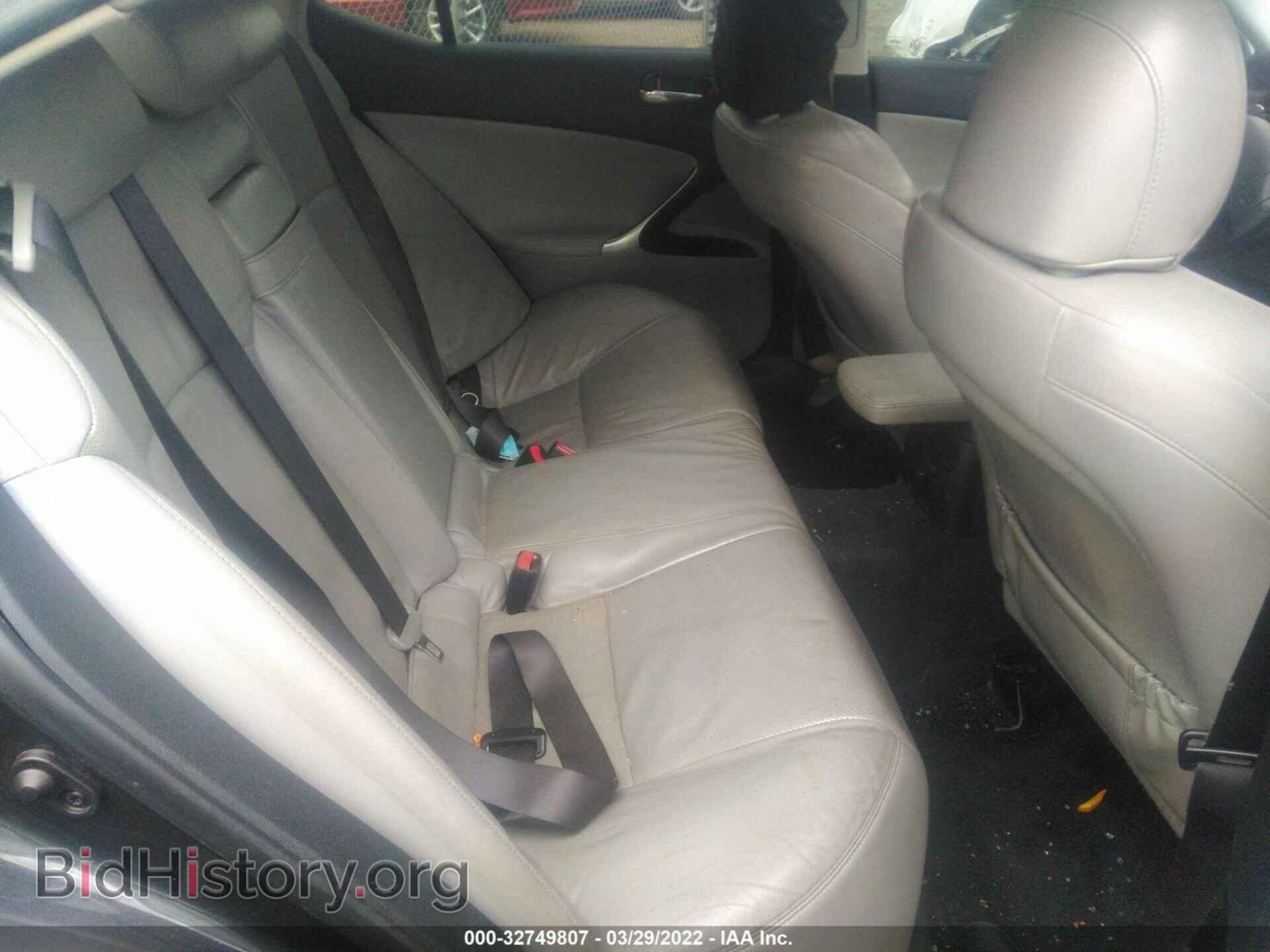 2008 LEXUS IS 250 - VIN: JTHBK262182076378 - Фото 8
