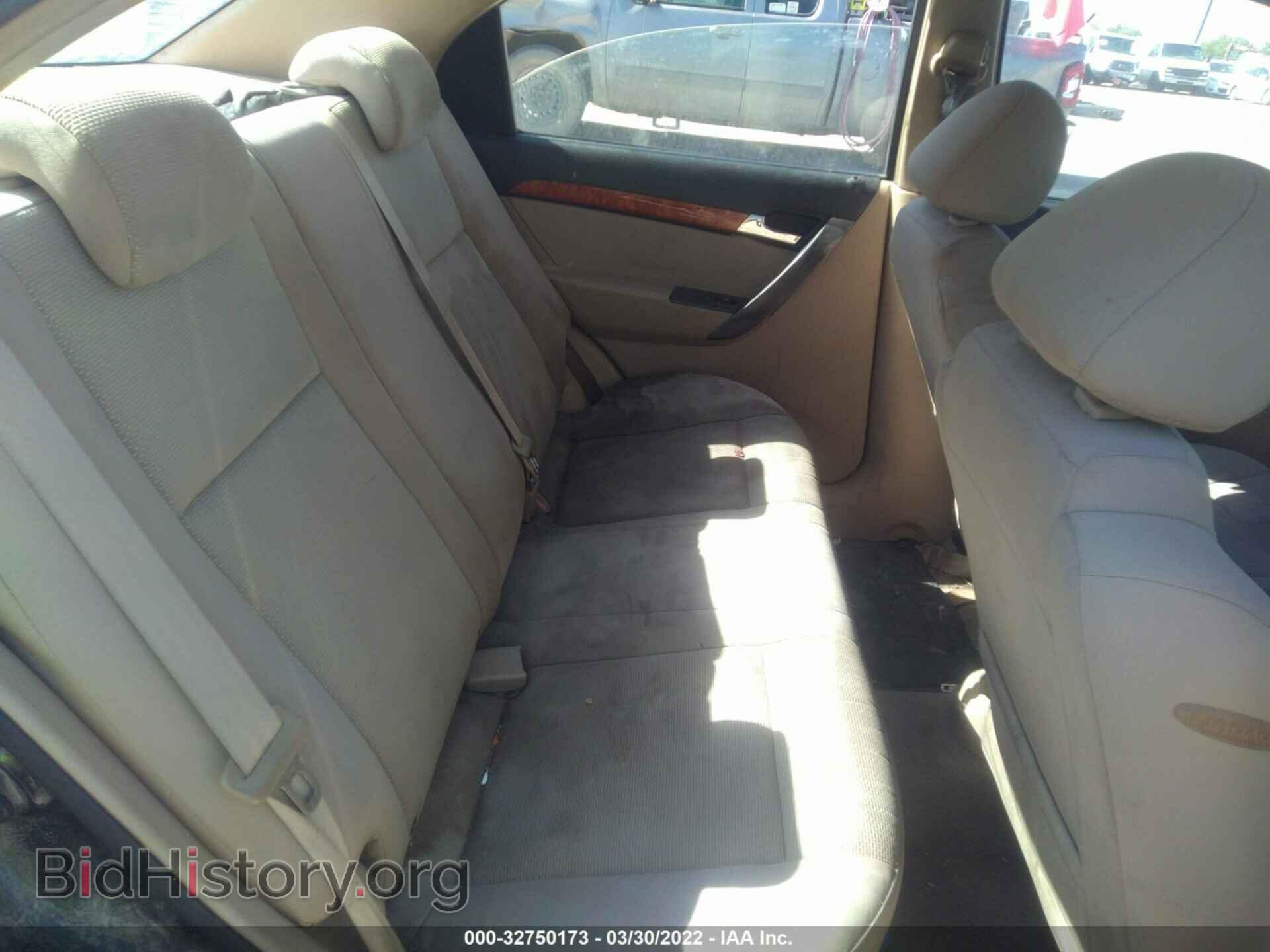 2008 CHEVROLET AVEO - VIN: KL1TD56658B084818 - Фото 8