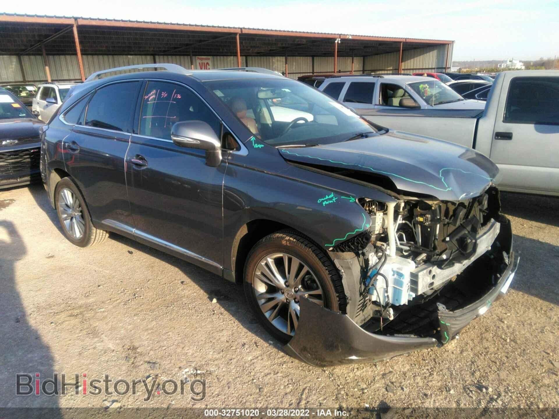 Фотография 2T2BK1BAXDC167312 - LEXUS RX 350 2013